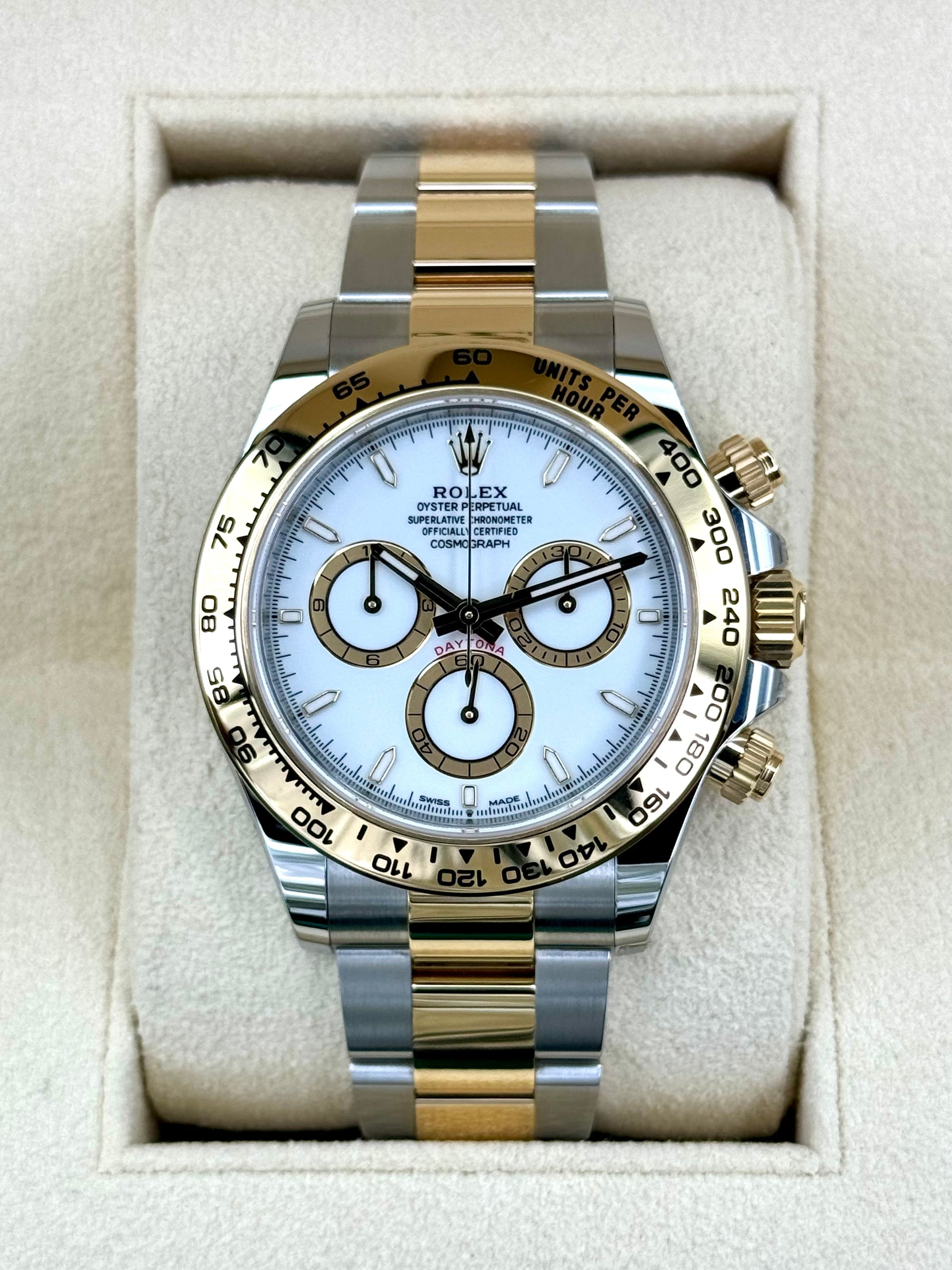 NEW 2024 Rolex Daytona 40mm 126503 Two-Tone White Dial - MyWatchLLC