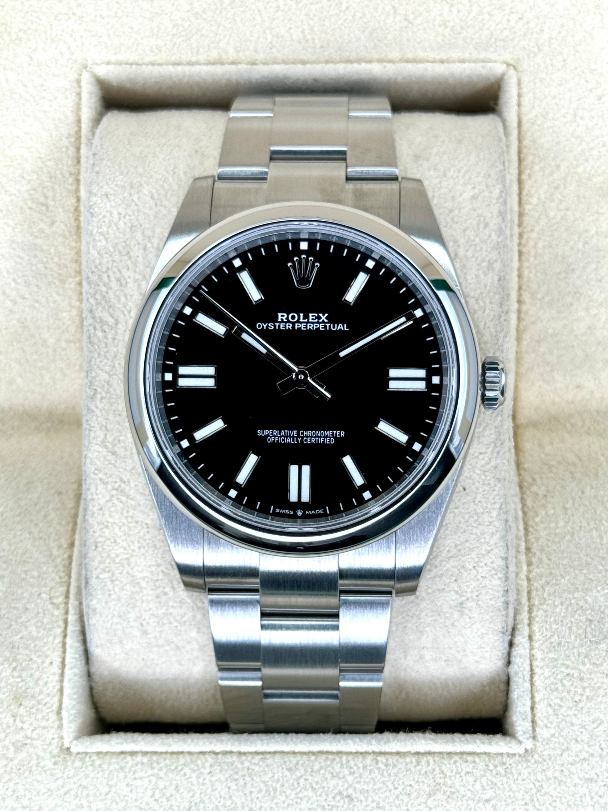2023 Rolex Oyster Perpetual 41mm 124300 Black Dial - MyWatchLLC