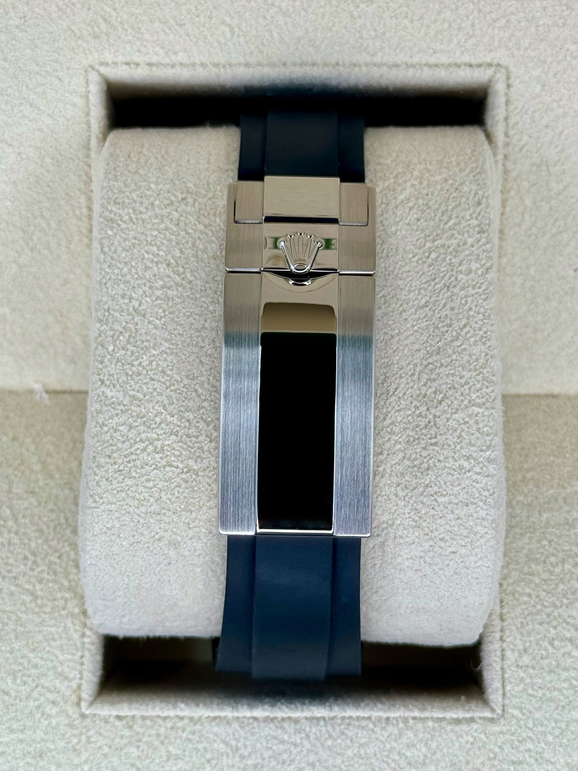 2023 Rolex Yacht-Master 42mm 226659 White Gold Oysterflex Black Dial - MyWatchLLC