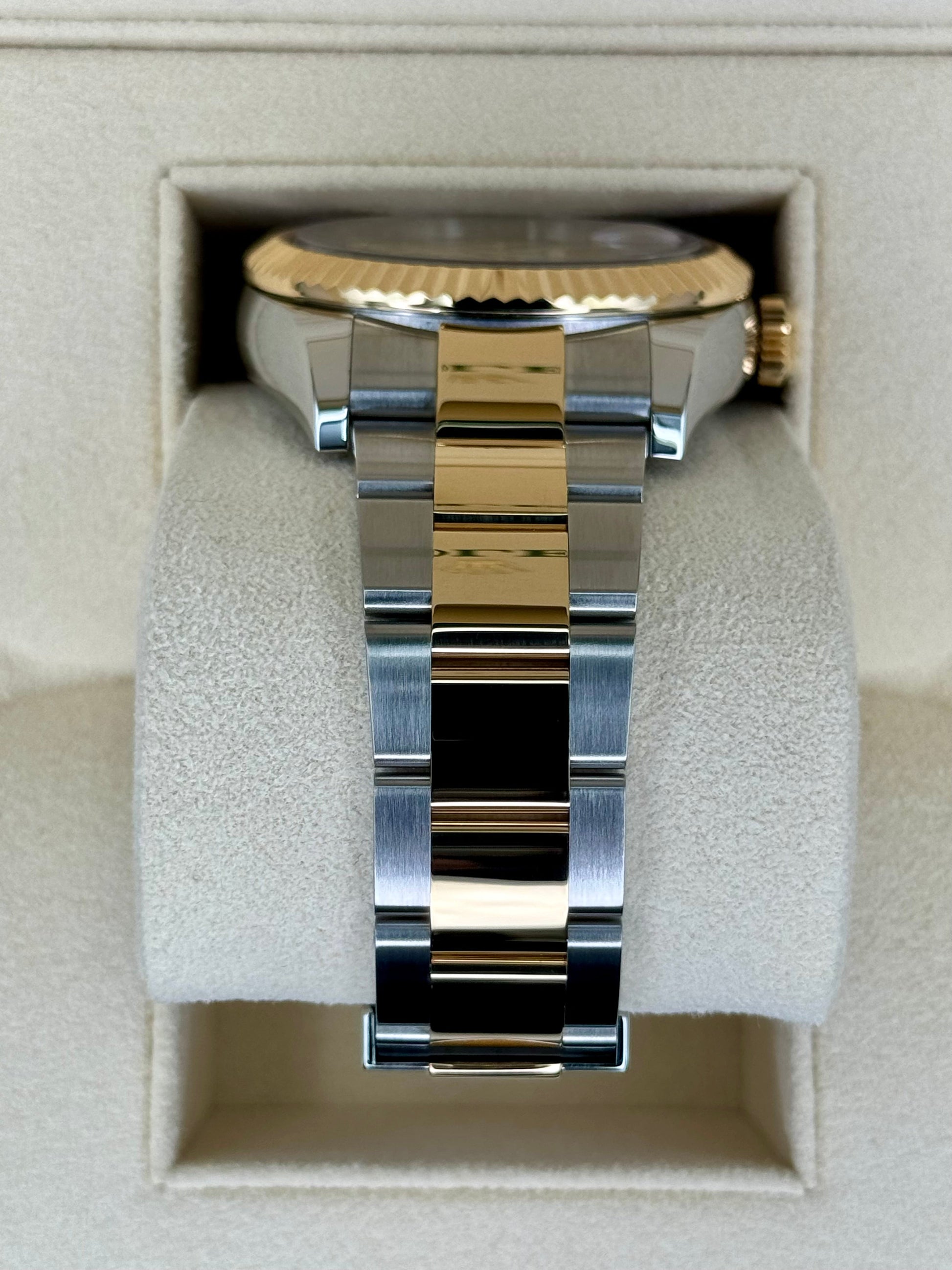 2019 Rolex Sky-Dweller 42mm 326933 Two-Tone Oyster White Dial - MyWatchLLC