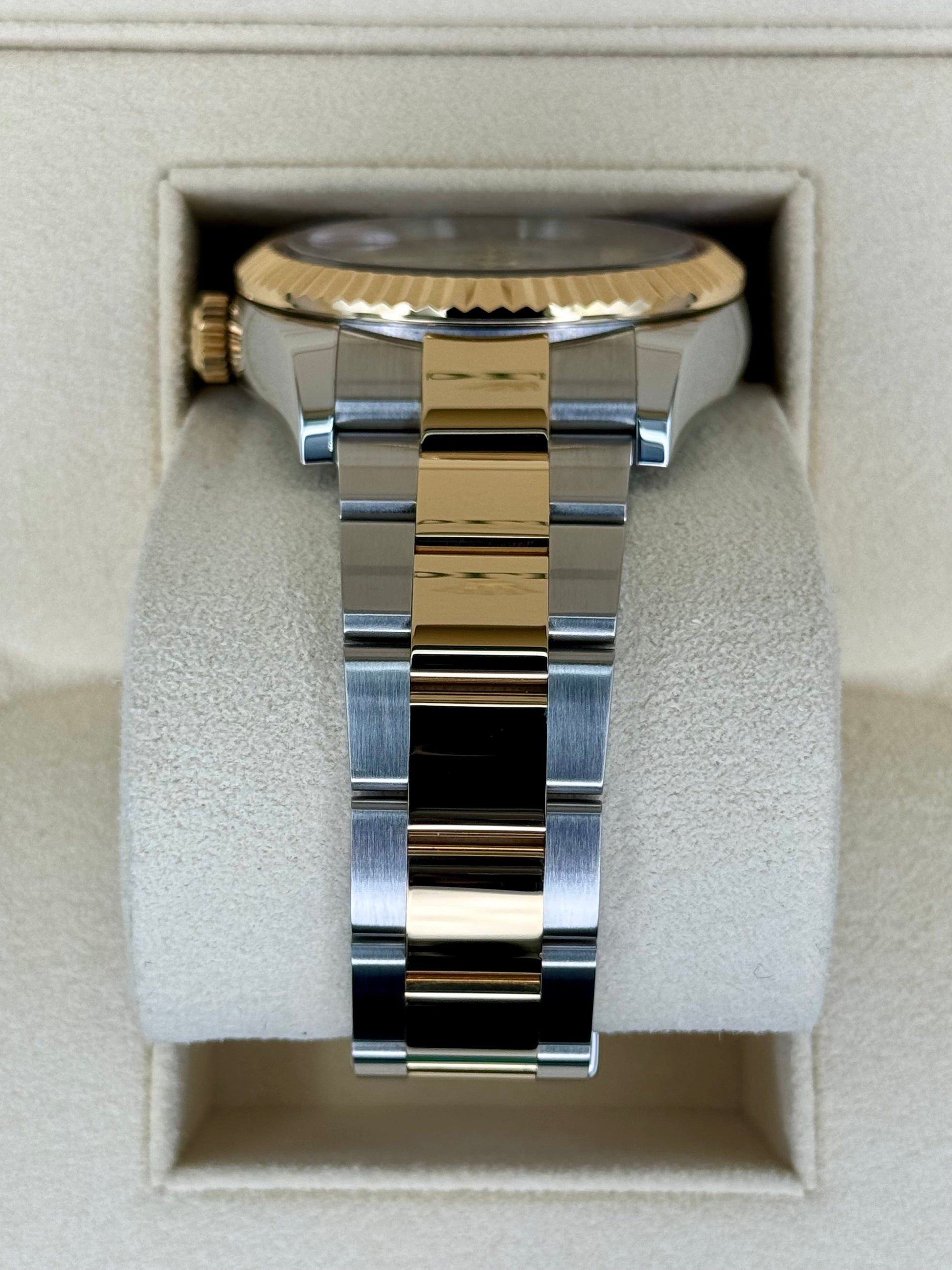 2019 Rolex Sky-Dweller 42mm 326933 Two-Tone Oyster White Dial - MyWatchLLC