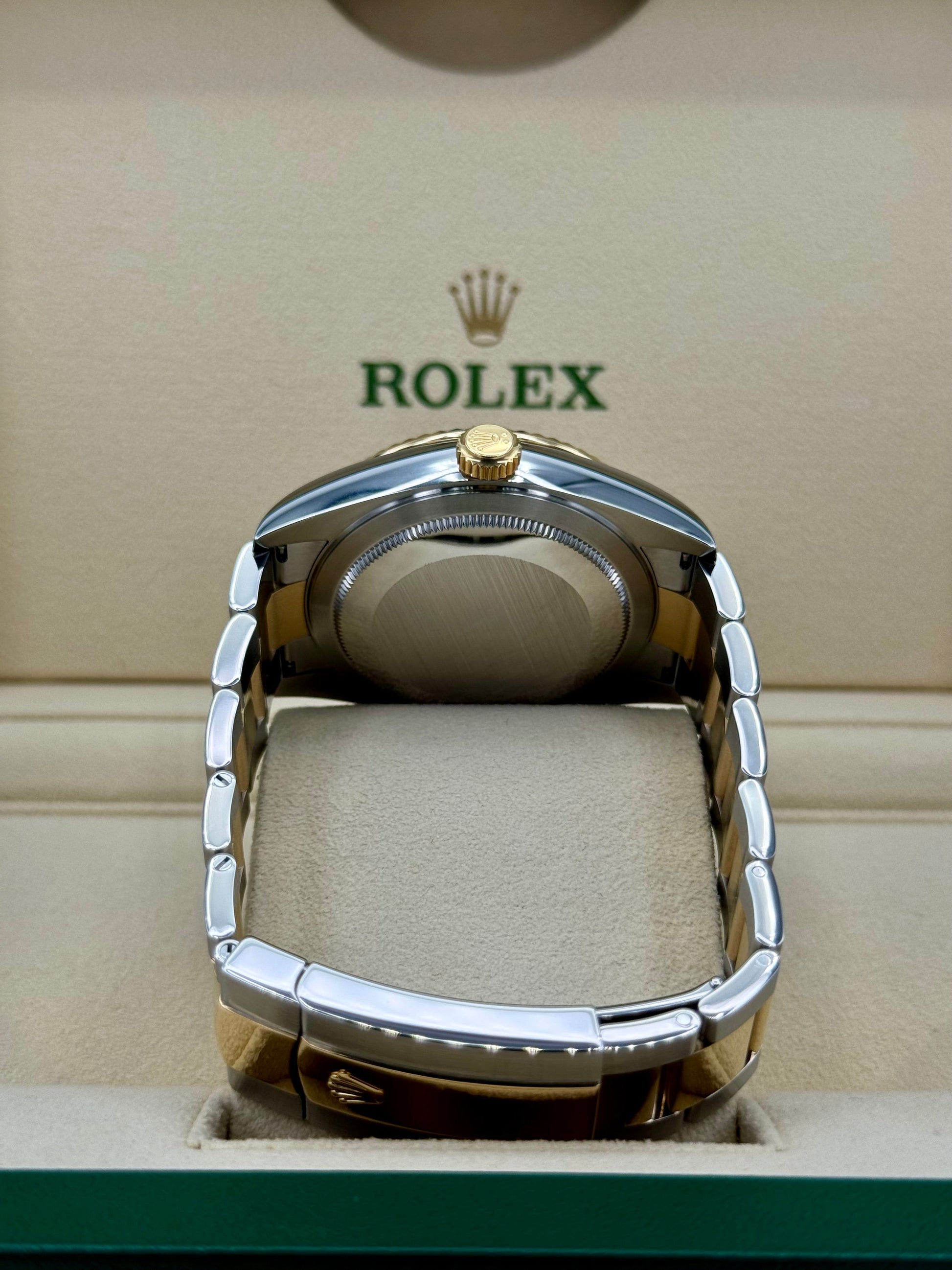 2019 Rolex Sky-Dweller 42mm 326933 Two-Tone Oyster White Dial - MyWatchLLC