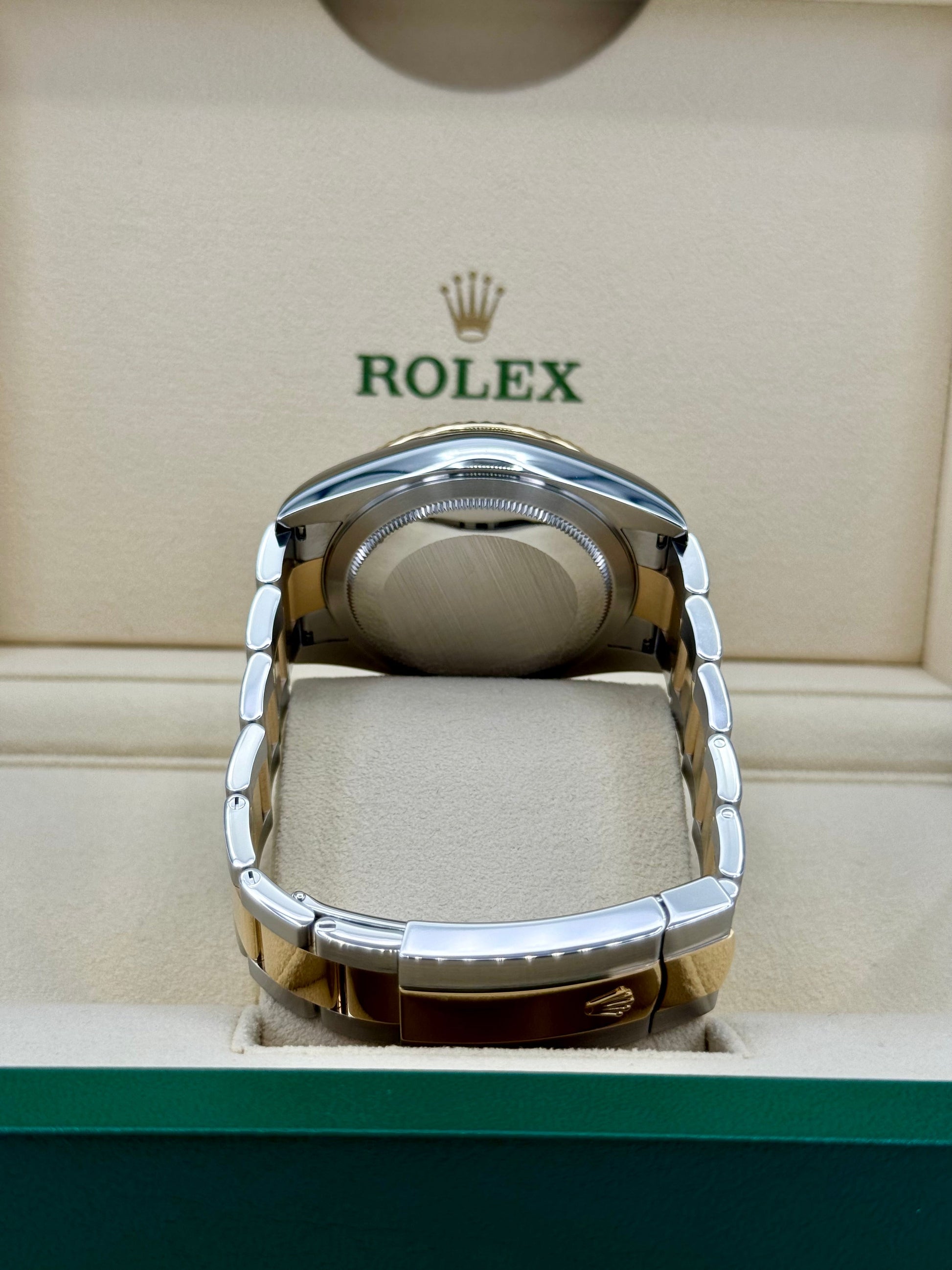 2019 Rolex Sky-Dweller 42mm 326933 Two-Tone Oyster White Dial - MyWatchLLC