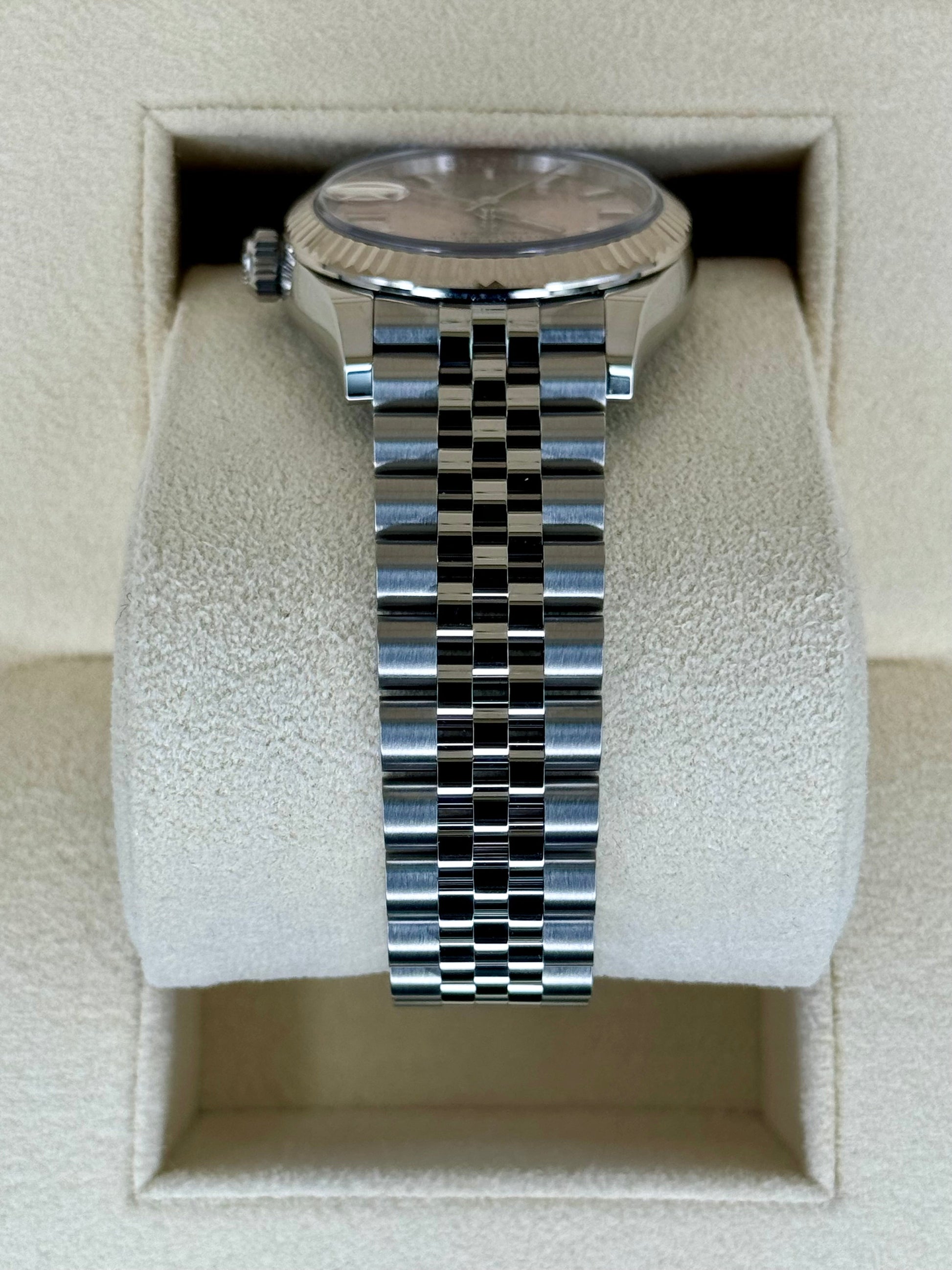 NEW 2024 Rolex Datejust 31mm 278274 Stainless Steel Jubilee Pink Dial - MyWatchLLC