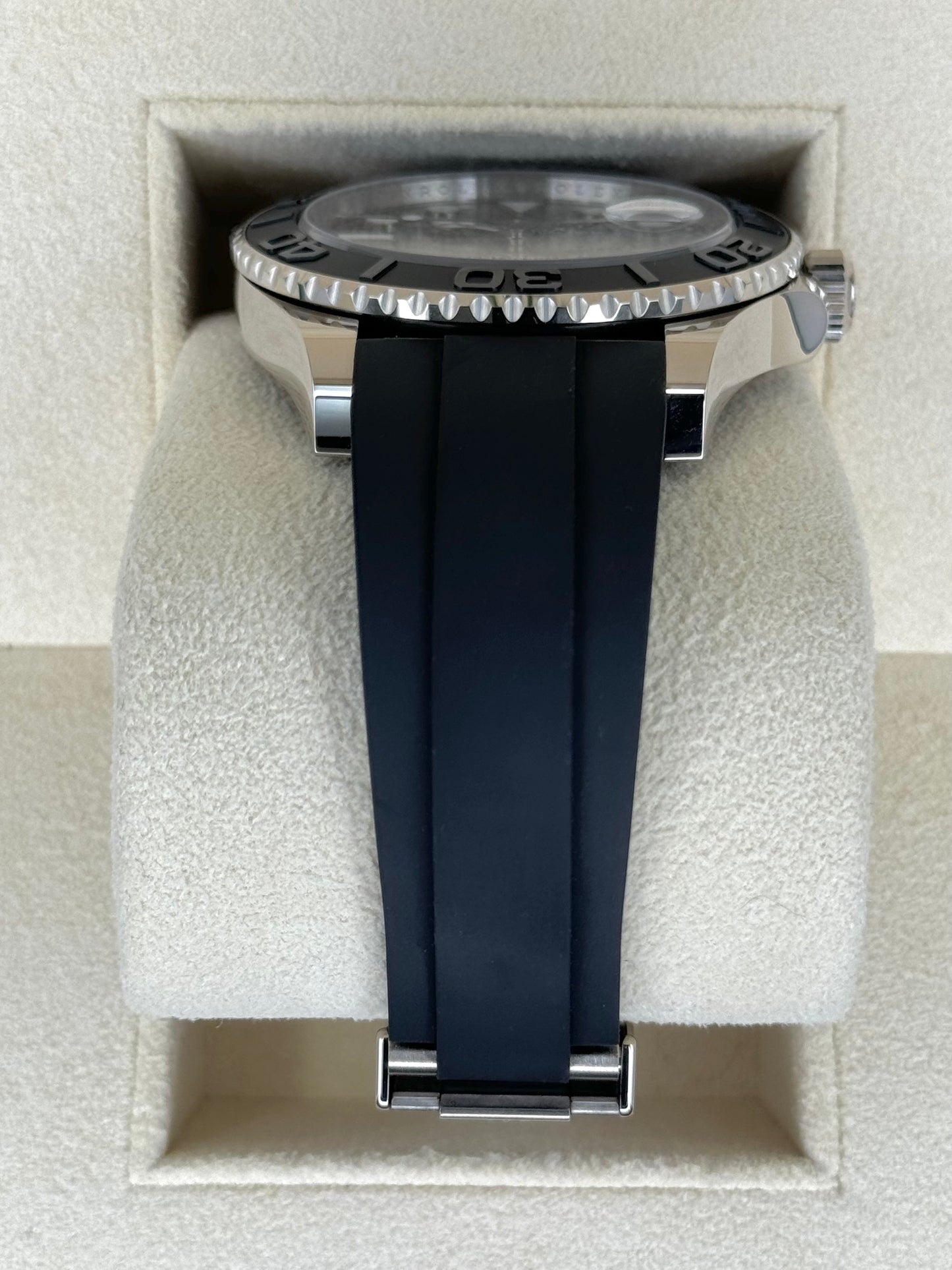 NEW 2024 Rolex Yacht-Master 42mm 226659 White Gold Oysterflex Black Dial - MyWatchLLC