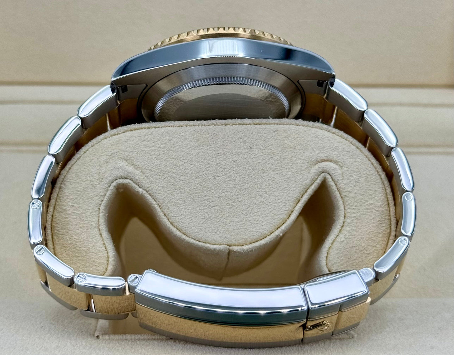 Rolex Submariner “Bluesyâ€?40mm 116613LB Two-Tone Flat Blue Dial - MyWatchLLC