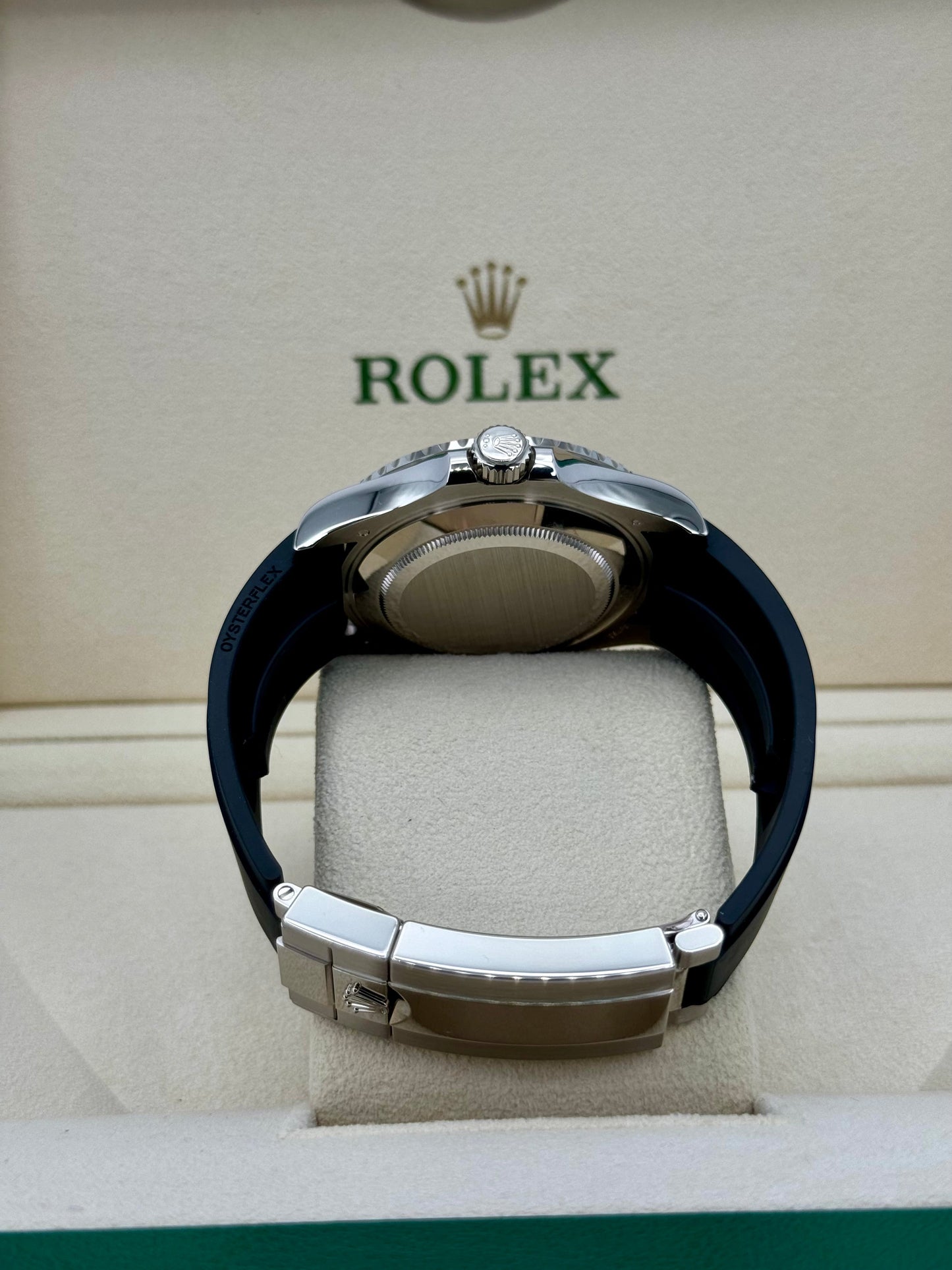 NEW 2024 Rolex Yacht-Master 42mm 226659 White Gold Oysterflex Black Dial - MyWatchLLC