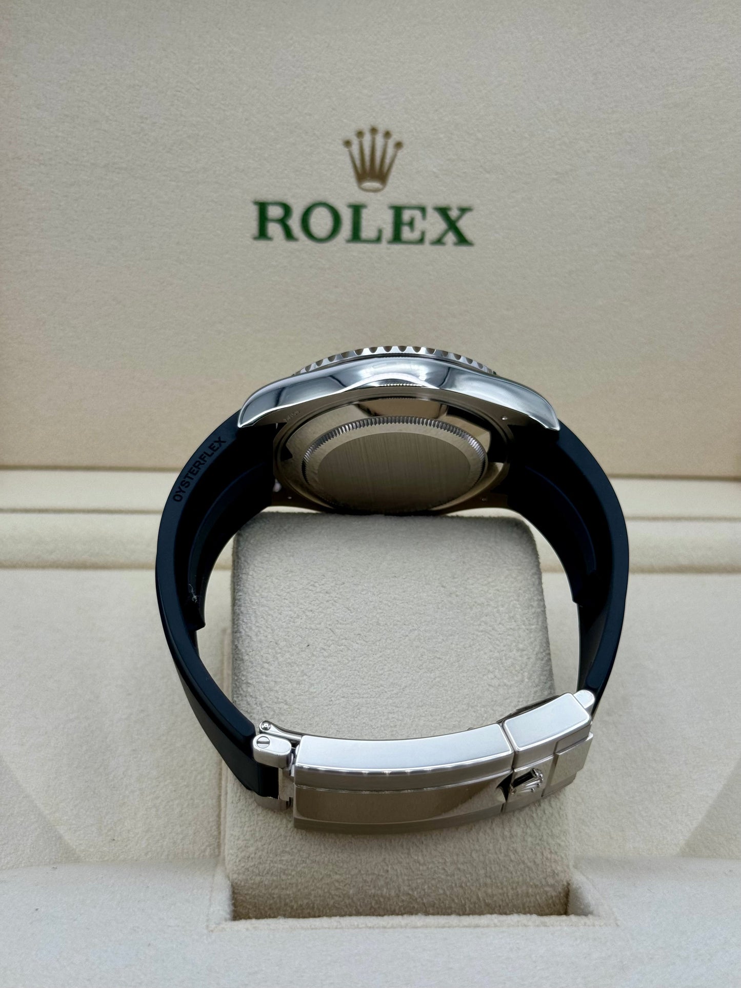 NEW 2024 Rolex Yacht-Master 42mm 226659 White Gold Oysterflex Black Dial - MyWatchLLC