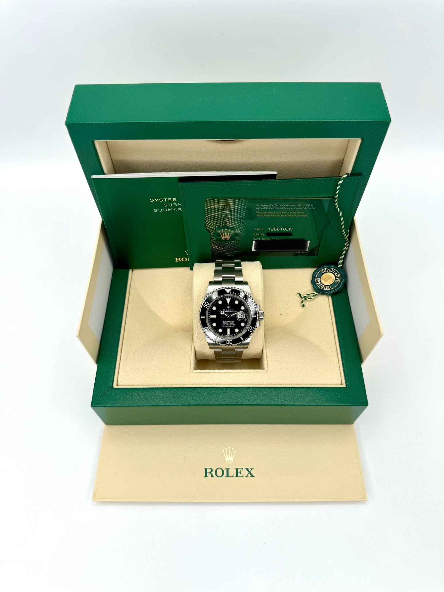 2022 Rolex Submariner 41mm 126610LN Stainless Steel Black Dial - MyWatchLLC