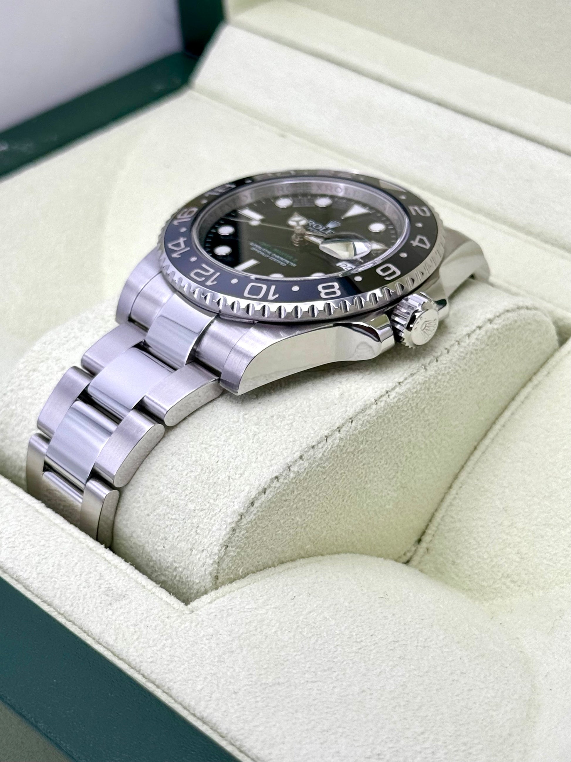 2013 Rolex GMT-Master II 40mm 116710LN Stainless Steel Black Dial - MyWatchLLC