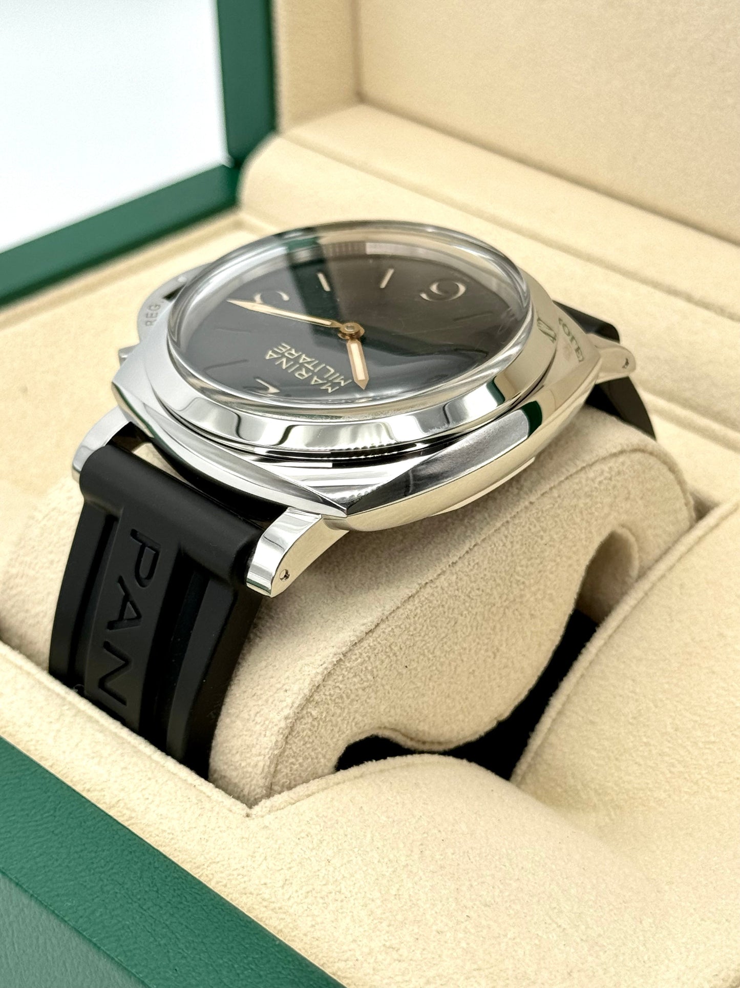 2017 Panerai Marina Militare Luminor 1950 47mm PAM00673 Black Dial - MyWatchLLC