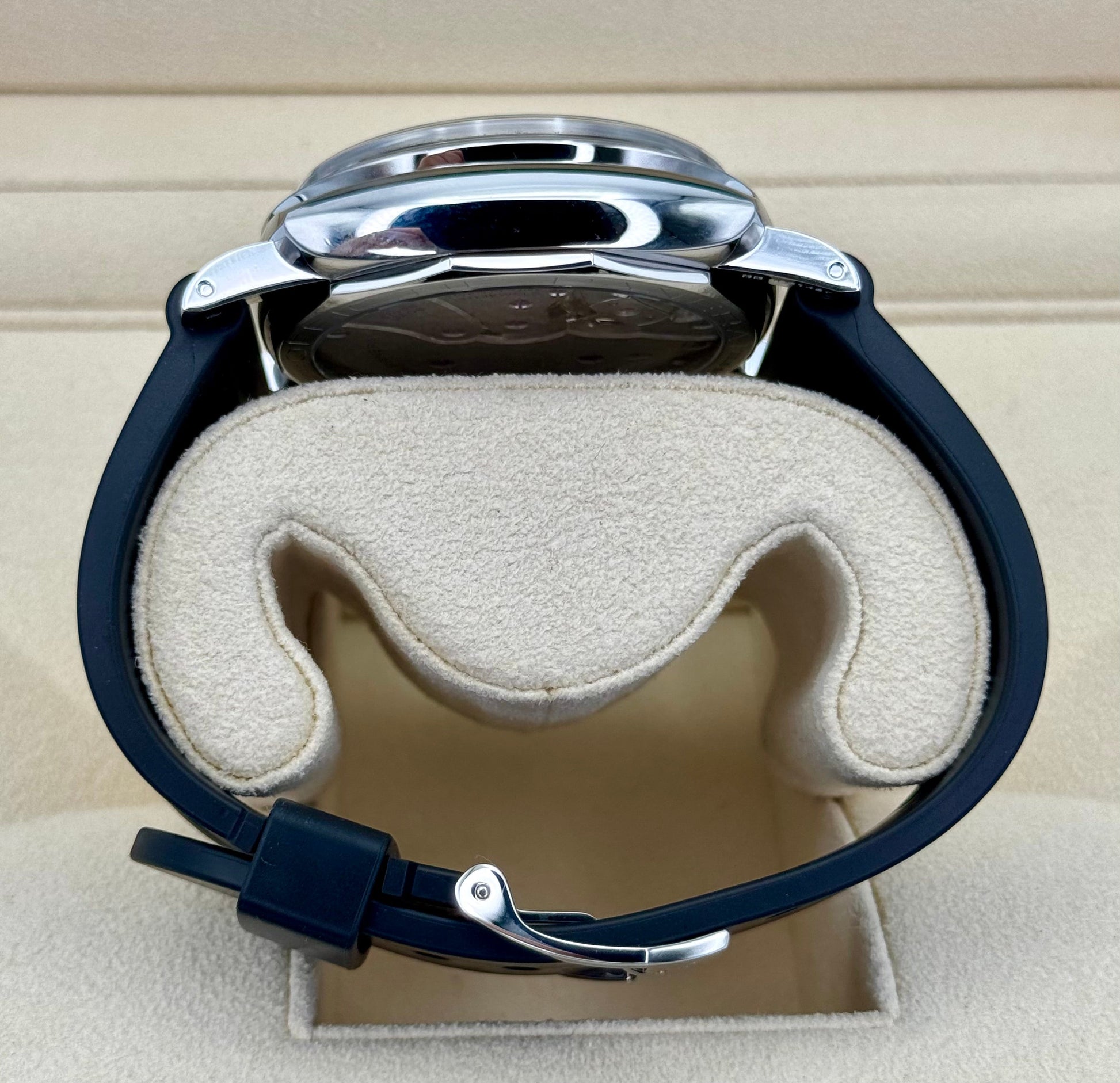 2017 Panerai Marina Militare Luminor 1950 47mm PAM00673 Black Dial - MyWatchLLC