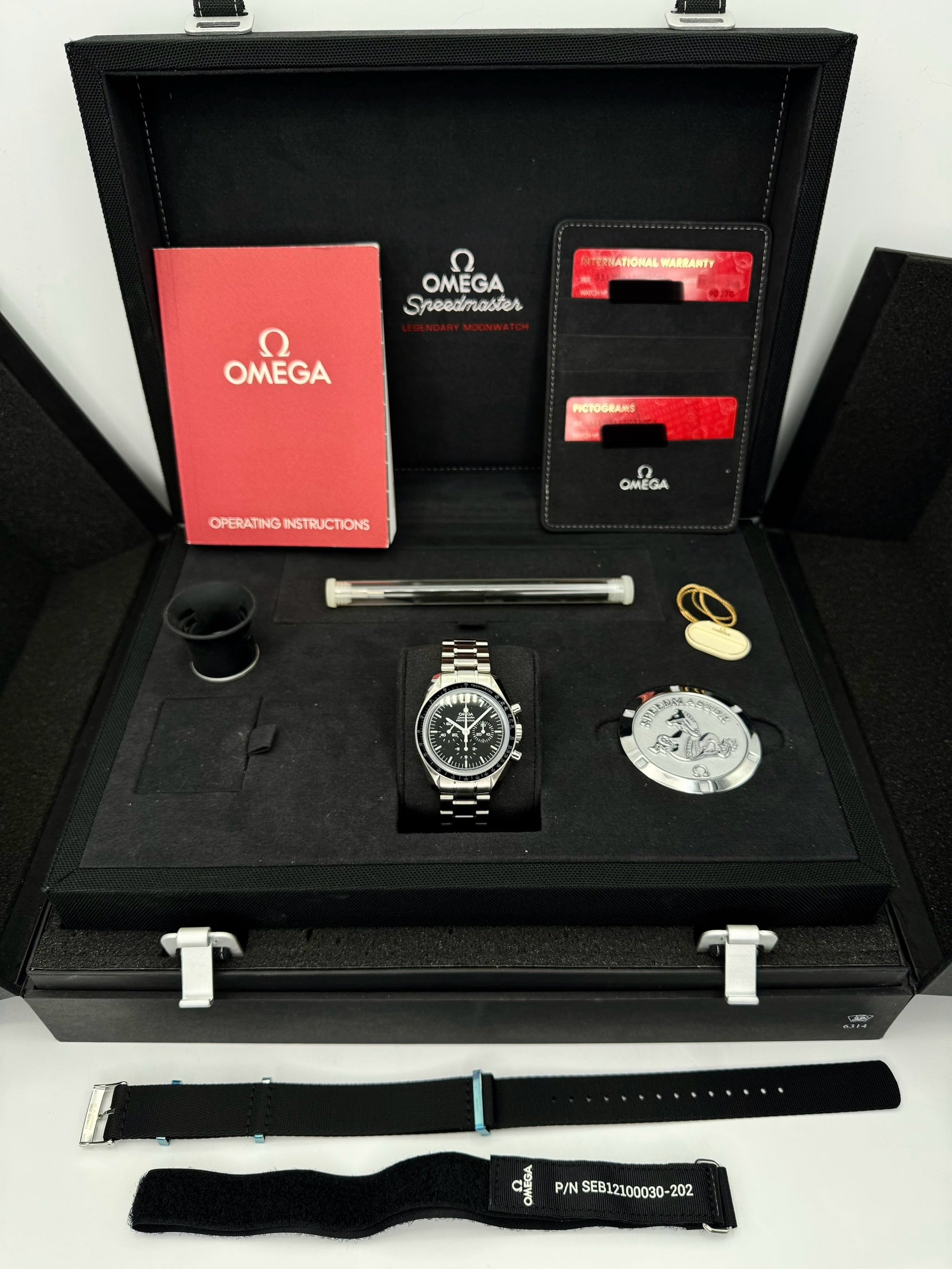 2018 Omega Professional Moonwatch “Sapphire Sandwichâ€?42mm Black Dial - MyWatchLLC