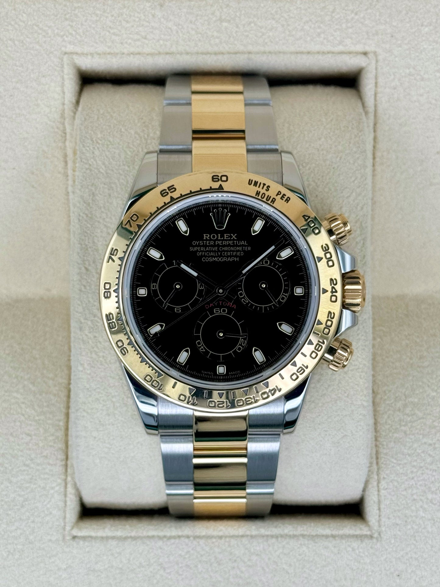 2021 Rolex Daytona 40mm 116503 Two-Tone Black Dial - MyWatchLLC