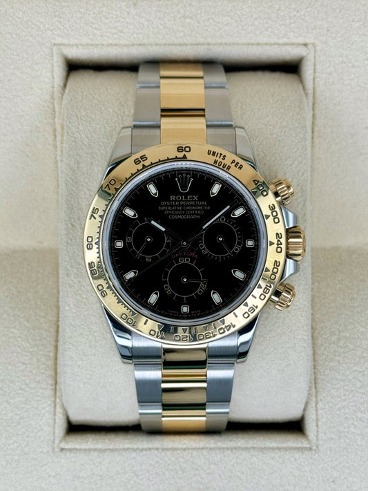 2021 Rolex Daytona 40mm 116503 Two-Tone Black Dial - MyWatchLLC