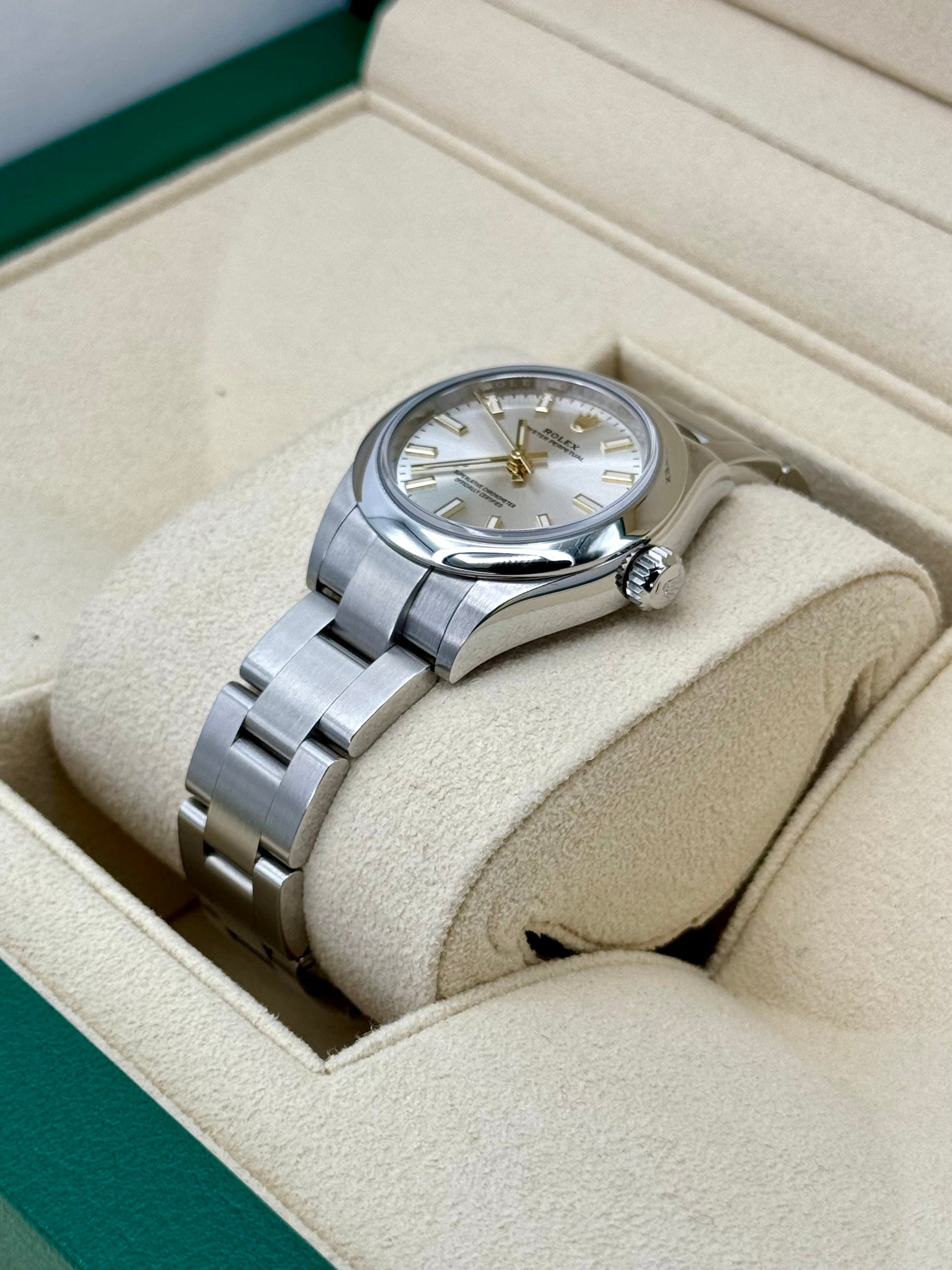 NEW 2024 Rolex Oyster Perpetual 28mm 276200 Silver Dial - MyWatchLLC