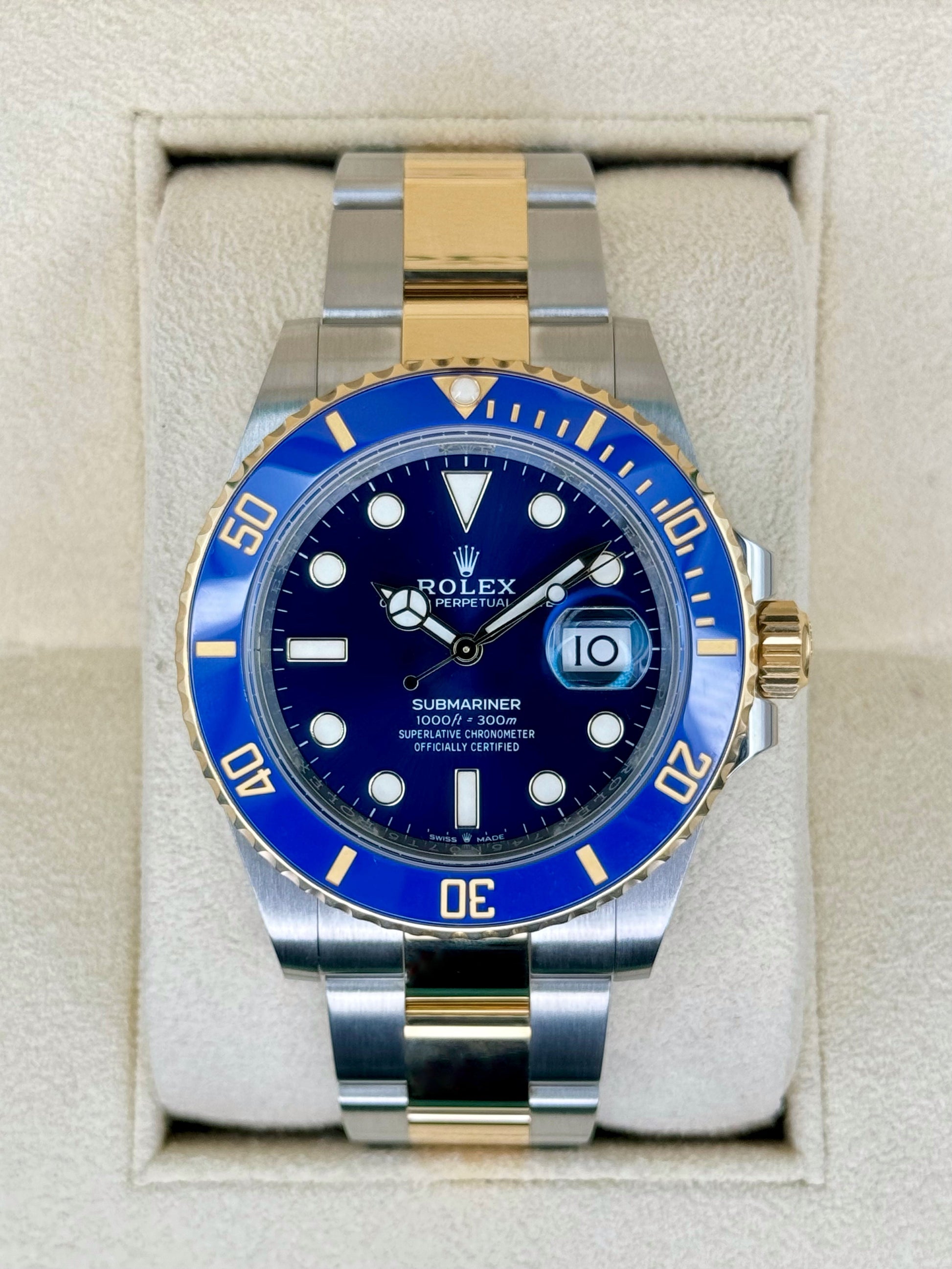 2023 Rolex Submariner "Bluesy" 41mm 126613LB Two-Tone Blue Dial - MyWatchLLC