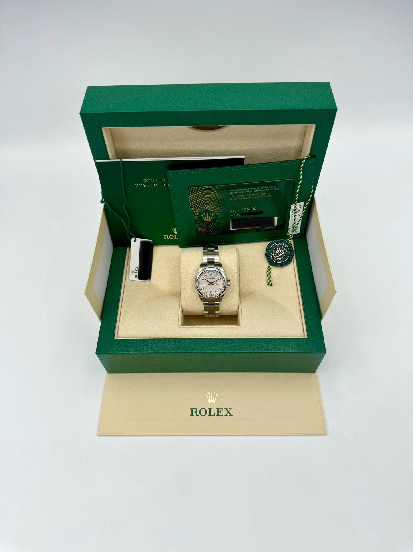 NEW 2024 Rolex Oyster Perpetual 28mm 276200 Silver Dial - MyWatchLLC