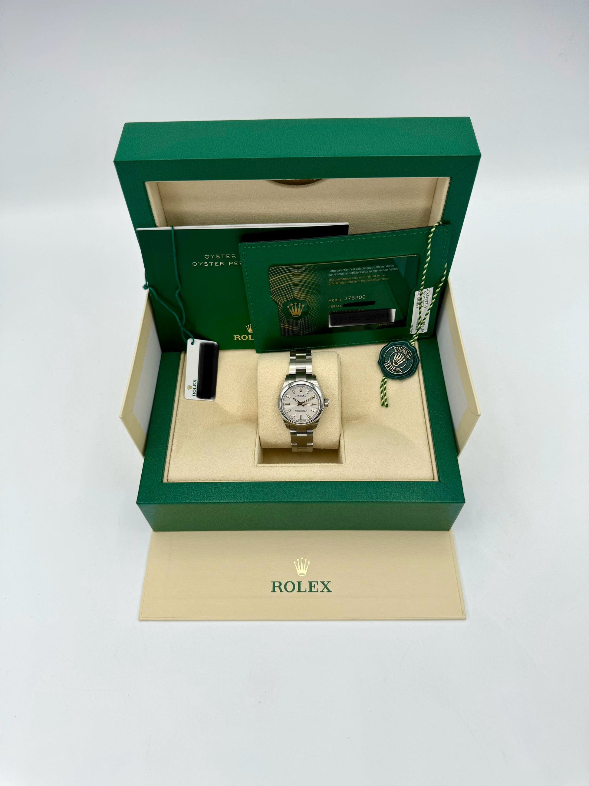 NEW 2024 Rolex Oyster Perpetual 28mm 276200 Silver Dial - MyWatchLLC