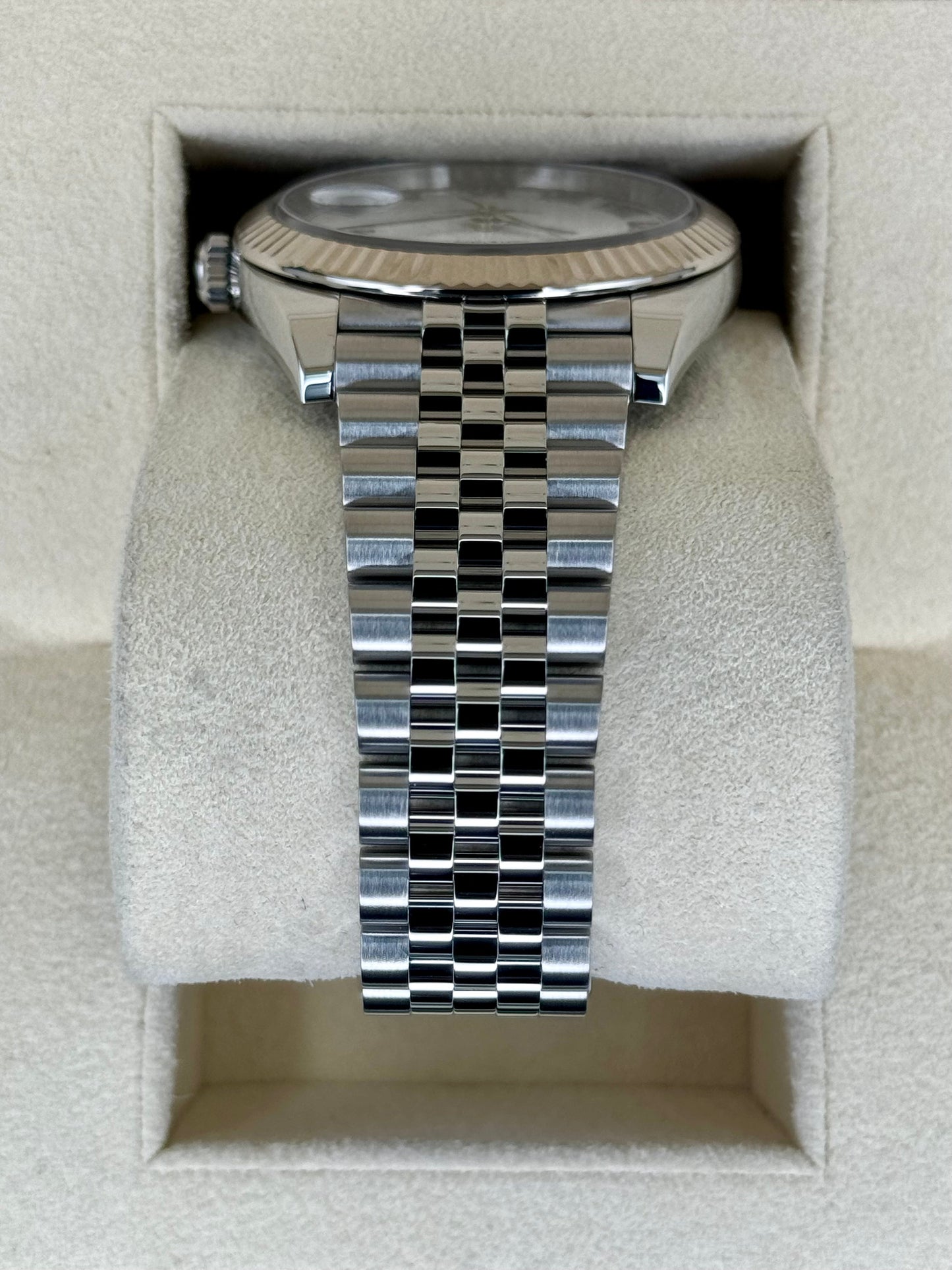 2021 Rolex Datejust 41mm 126334 Stainless Steel Jubilee White Dial - MyWatchLLC