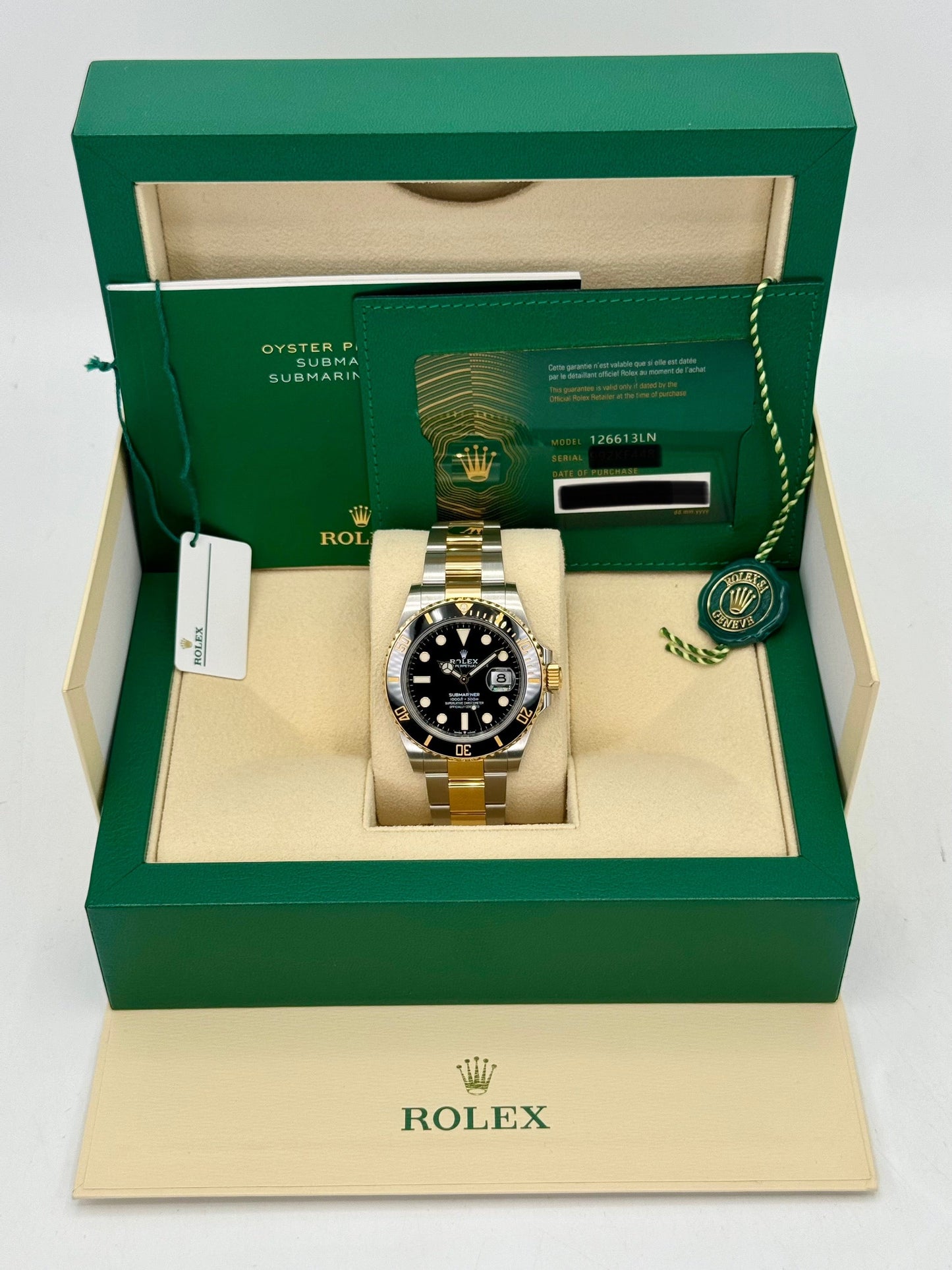 2023 Rolex Submariner 41mm 126613LN Two-Tone Black Dial - MyWatchLLC