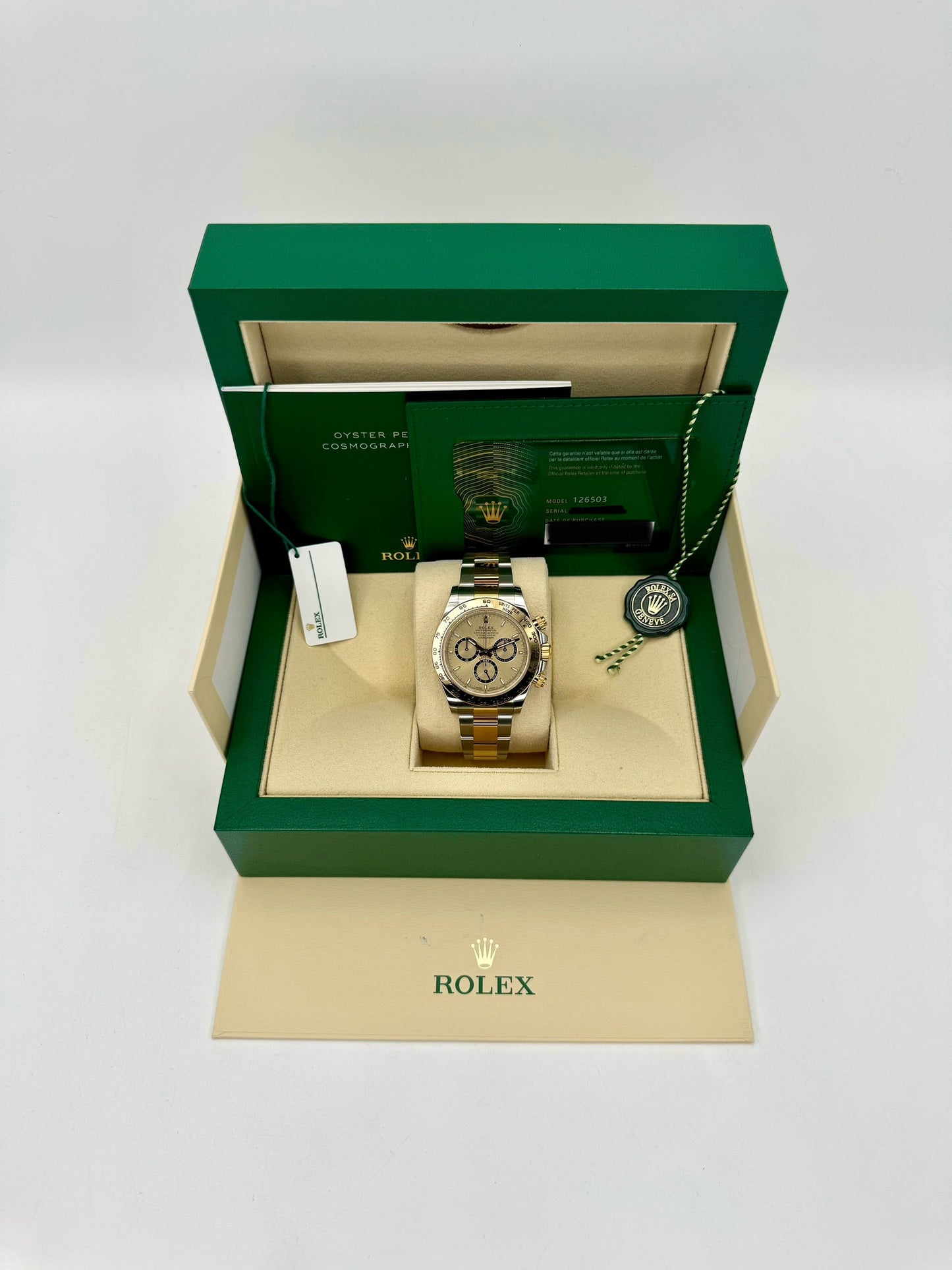 2023 Rolex Daytona 40mm 126503 Two-Tone Champagne Dial - MyWatchLLC