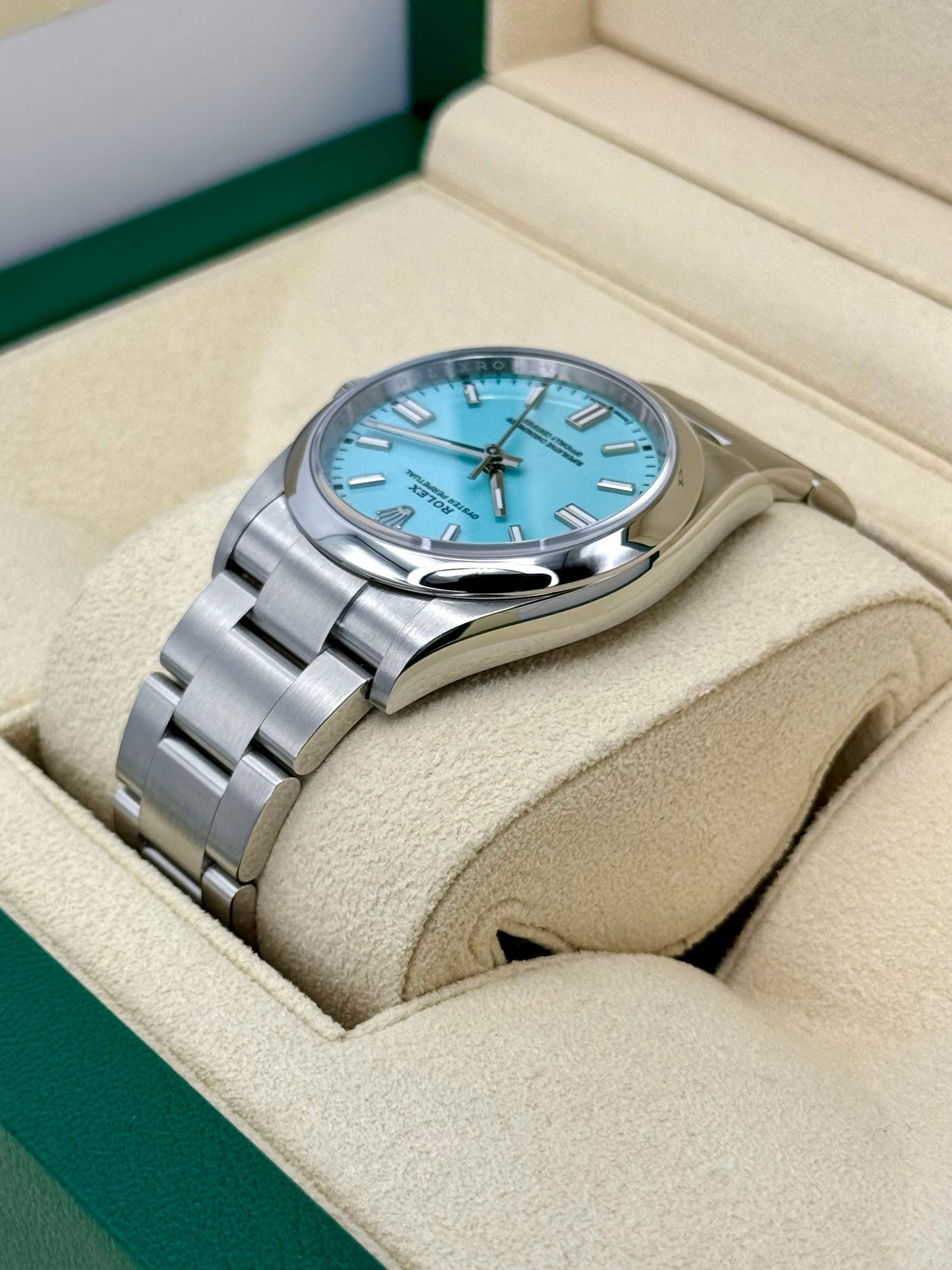 2023 Rolex Oyster Perpetual 36mm 126000 Tiffany Blue Dial - MyWatchLLC