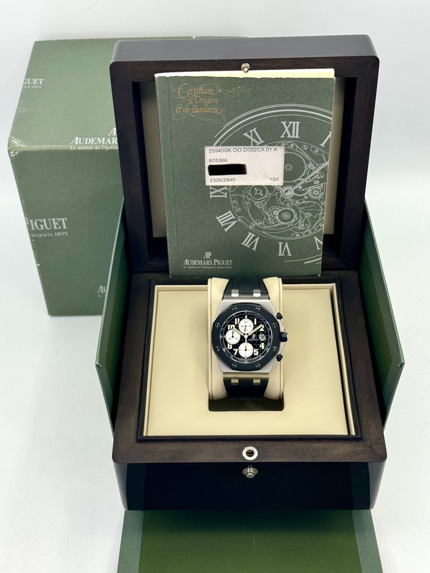 2006 Audemars Piguet  Royal Oak  42mm 25940SK Offshore Black Dial - MyWatchLLC