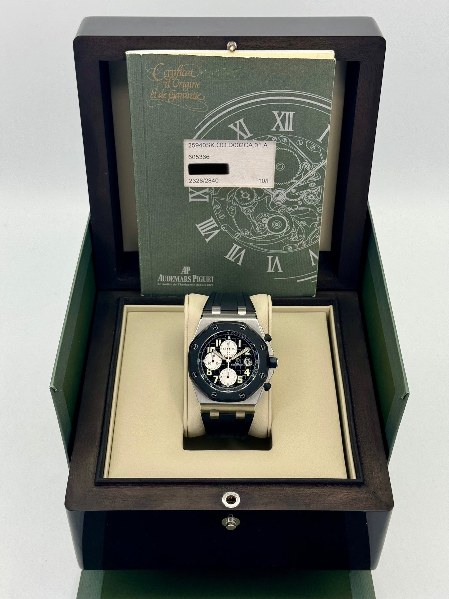 2006 Audemars Piguet  Royal Oak  42mm 25940SK Offshore Black Dial - MyWatchLLC