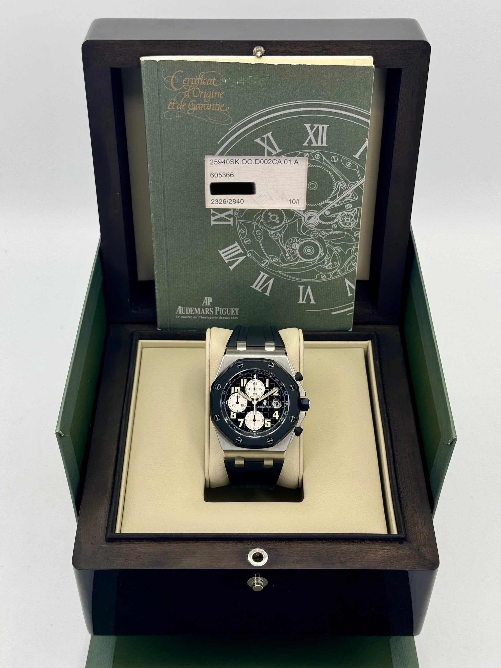 2006 Audemars Piguet  Royal Oak  42mm 25940SK Offshore Black Dial - MyWatchLLC