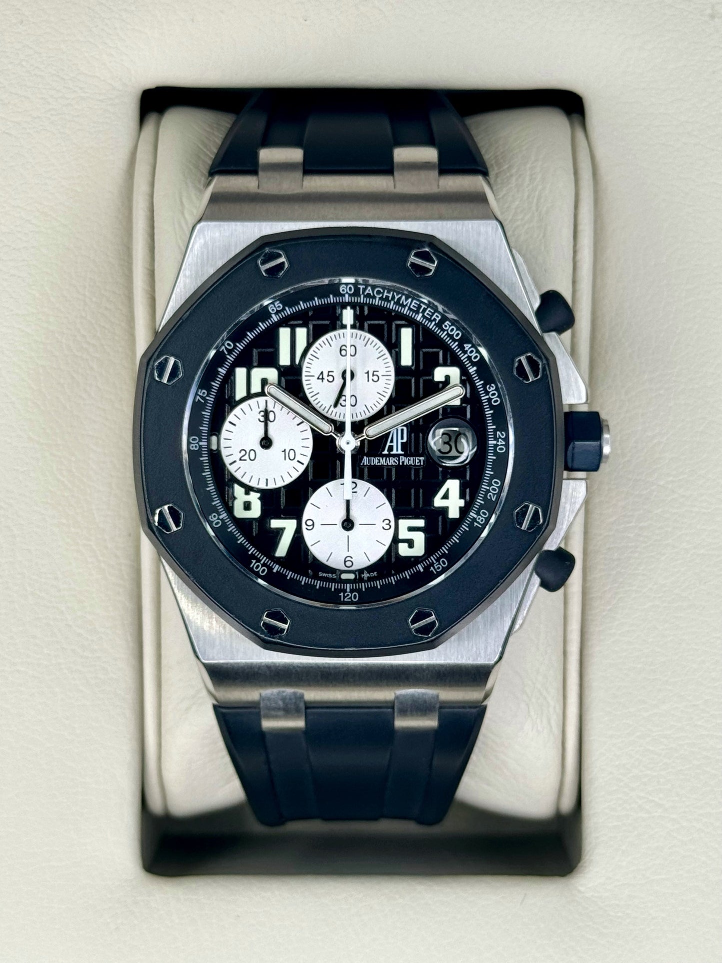 2006 Audemars Piguet  Royal Oak  42mm 25940SK Offshore Black Dial - MyWatchLLC