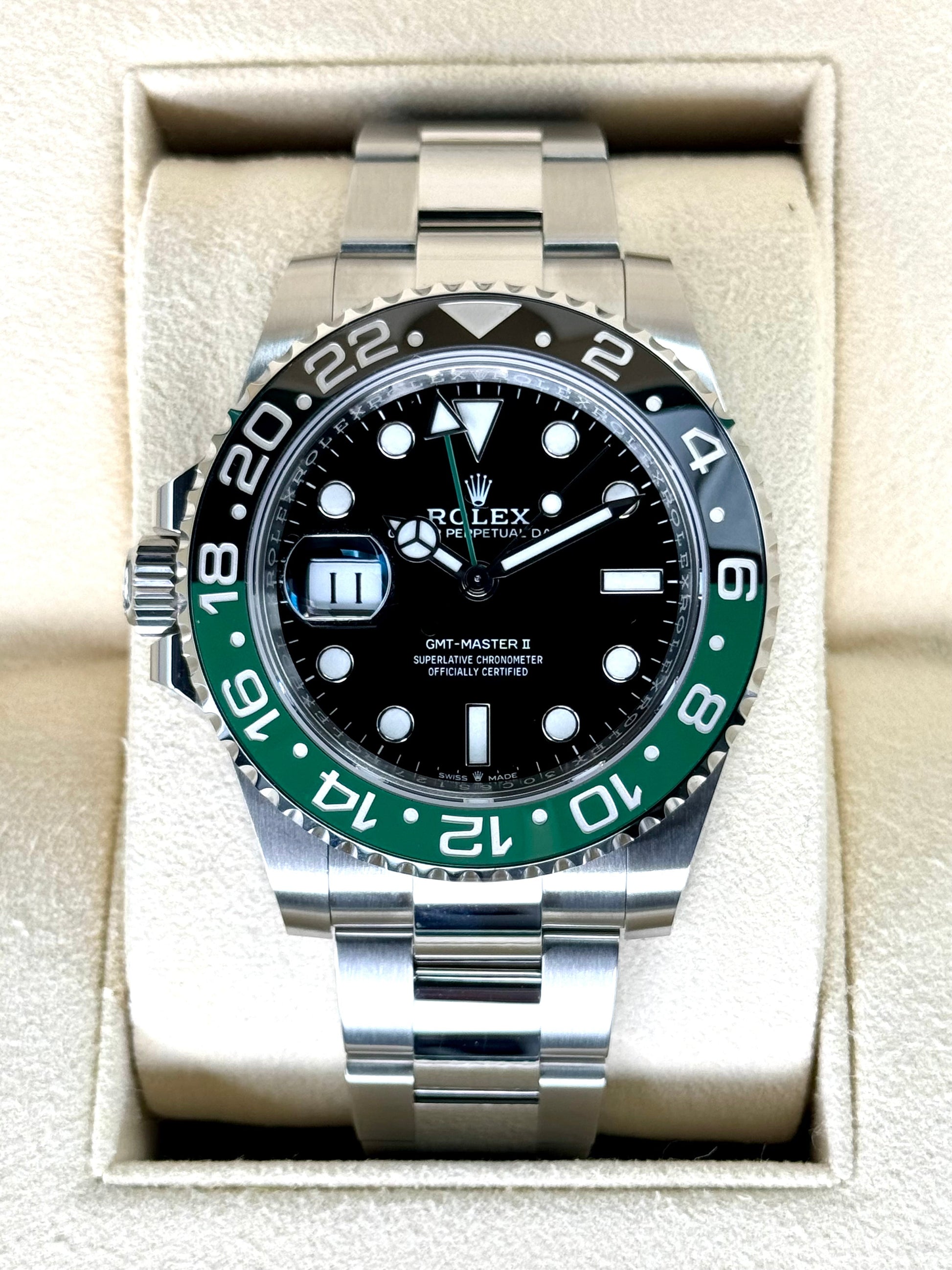 NEW 2024 GMT-Master II “Spriteâ€?40mm 126720VTNR Oyster - MyWatchLLC