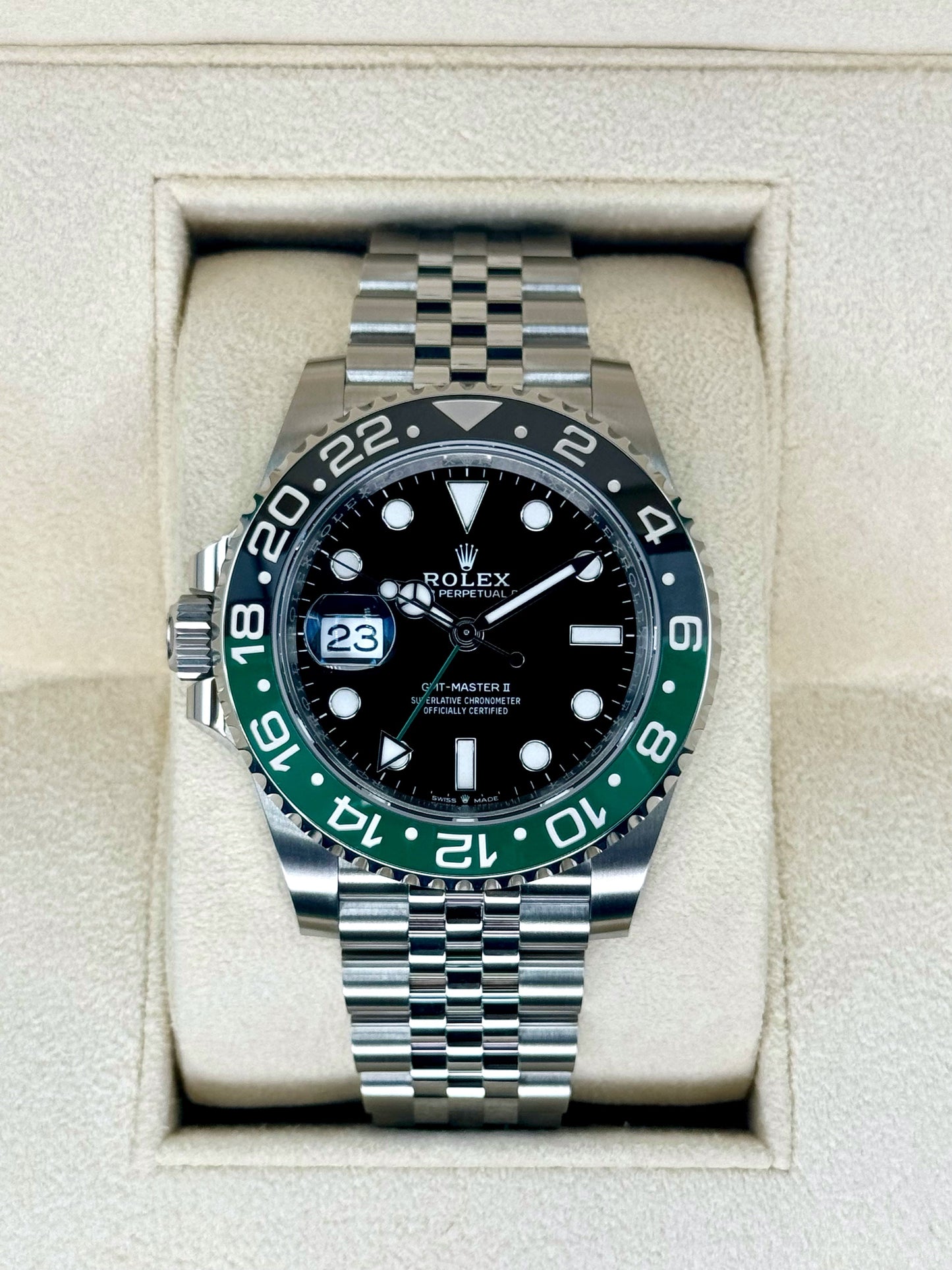 NEW 2024 Rolex GMT-Master II "Sprite" 40mm 126720VTNR Jubilee - MyWatchLLC