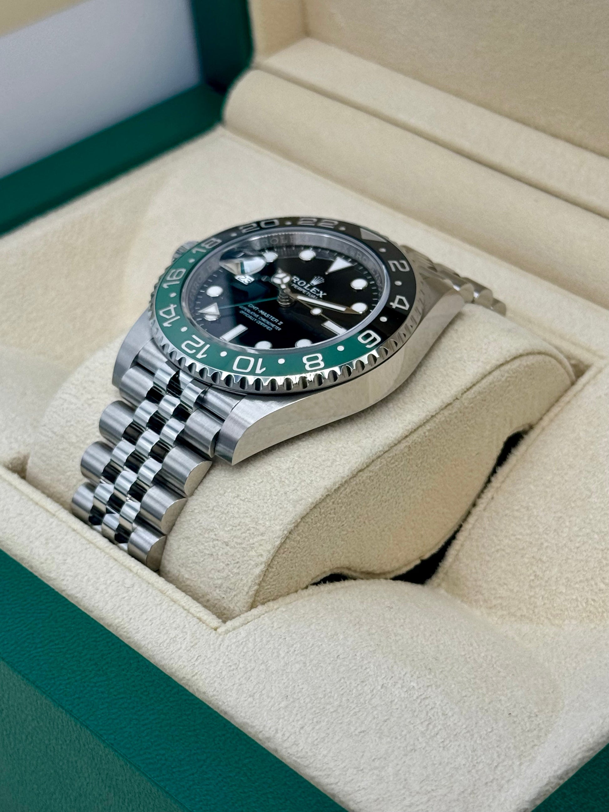 NEW 2024 Rolex GMT-Master II "Sprite" 40mm 126720VTNR Jubilee - MyWatchLLC