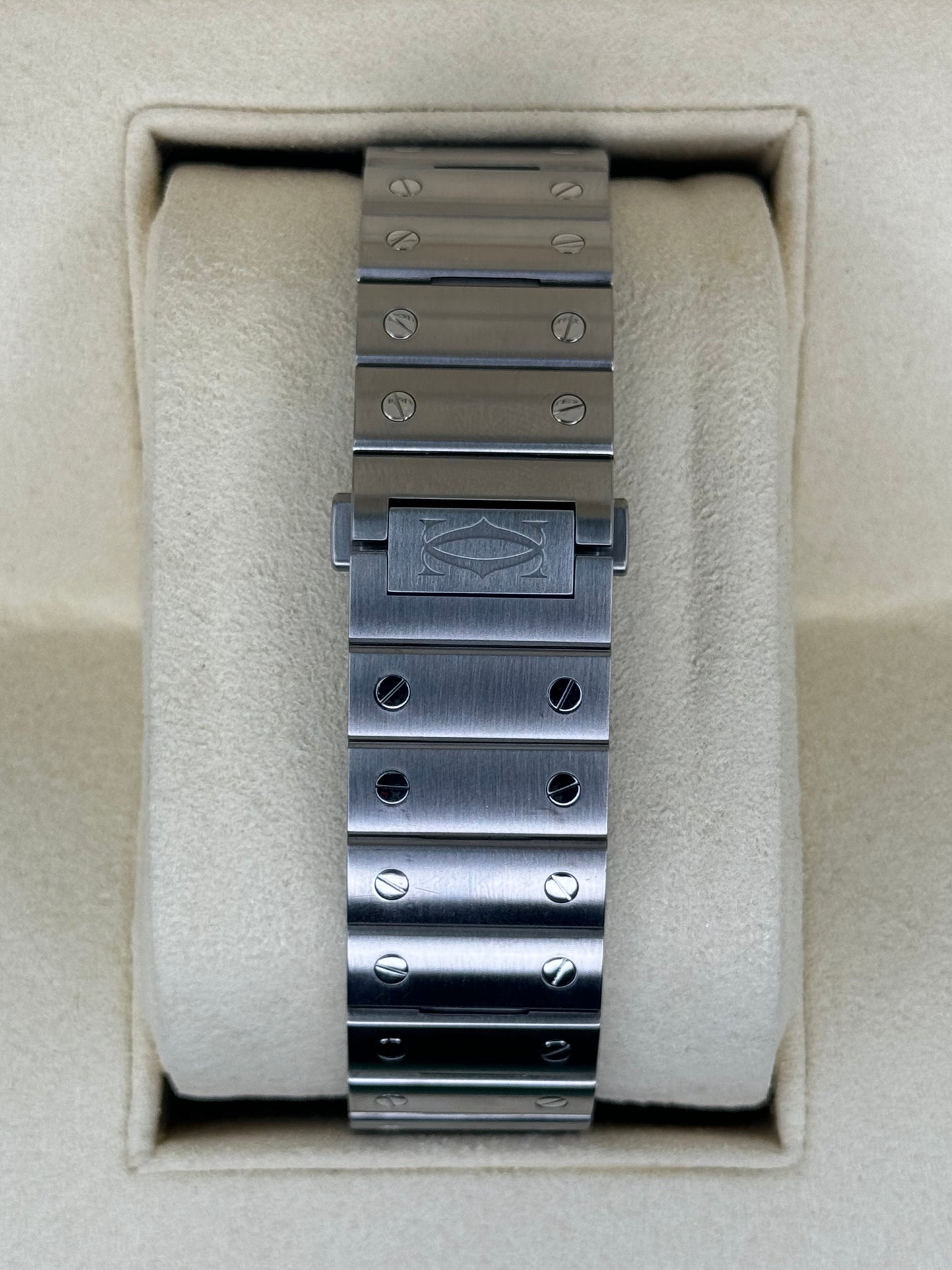 2022 Santos De Cartier 39.8mm WSSA0018 Stainless Steel Blue Dial - MyWatchLLC