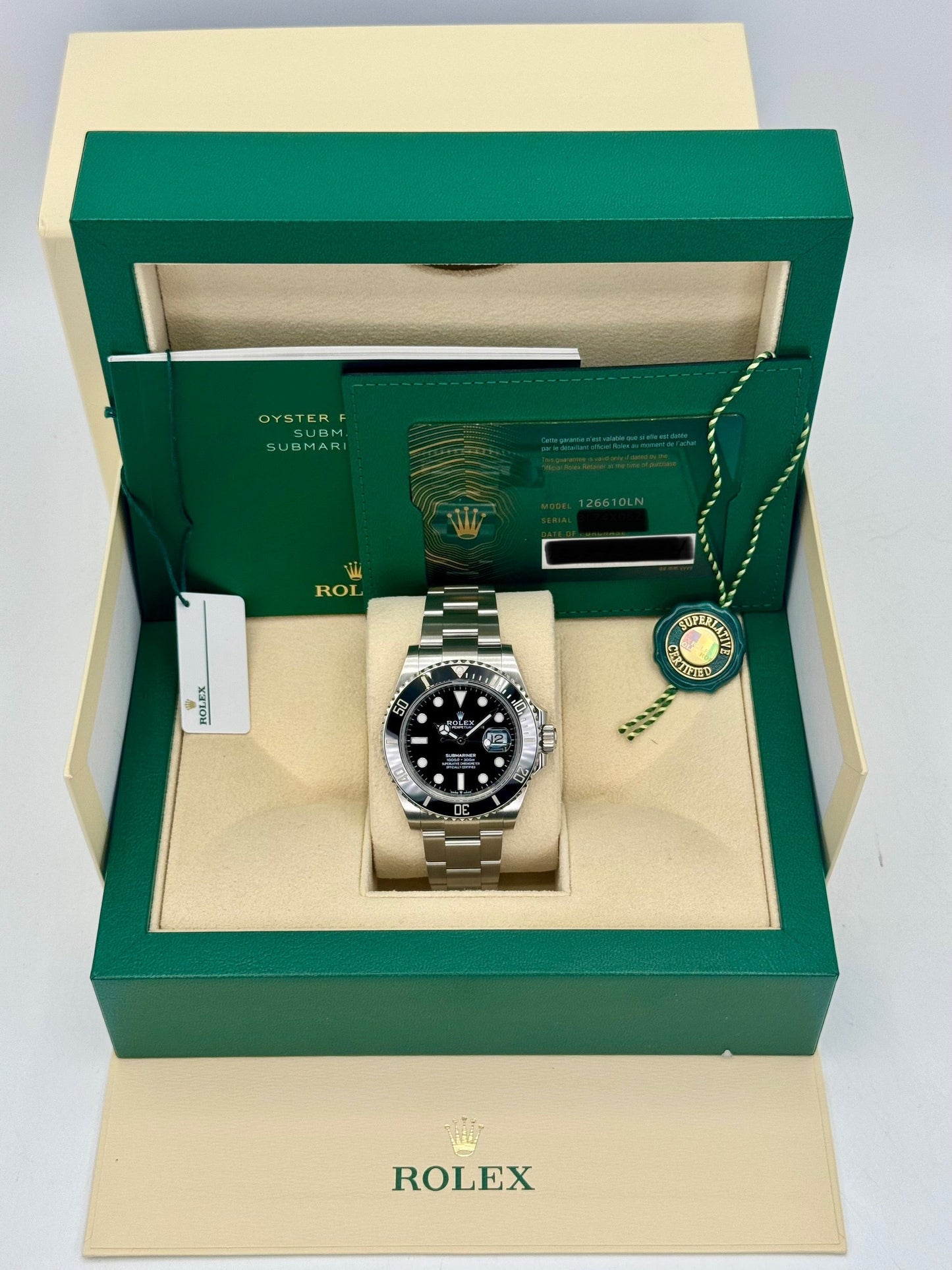2024 Rolex Submariner 41mm 126610LN Stainless Steel Black Dial - MyWatchLLC