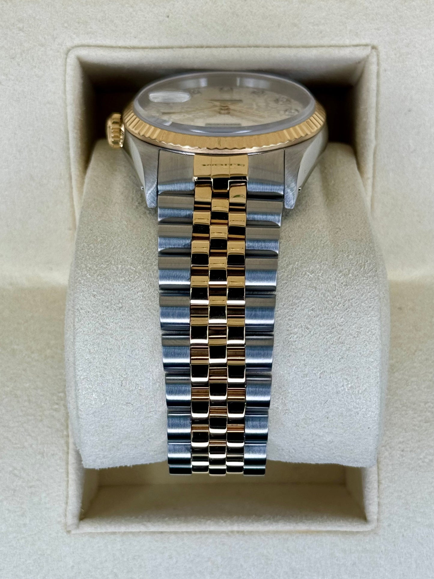 1992 Rolex Datejust 36mm 16233 Two-Tone 10 Diamond Anniversary Dial - MyWatchLLC