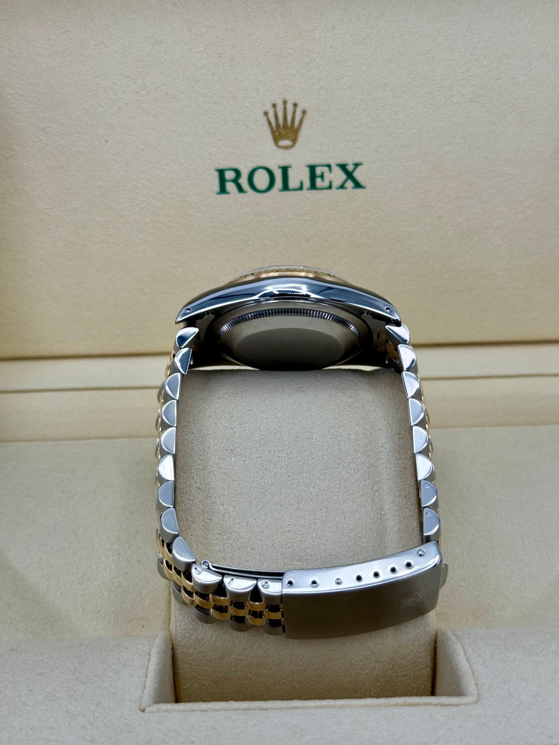 1992 Rolex Datejust 36mm 16233 Two-Tone 10 Diamond Anniversary Dial - MyWatchLLC