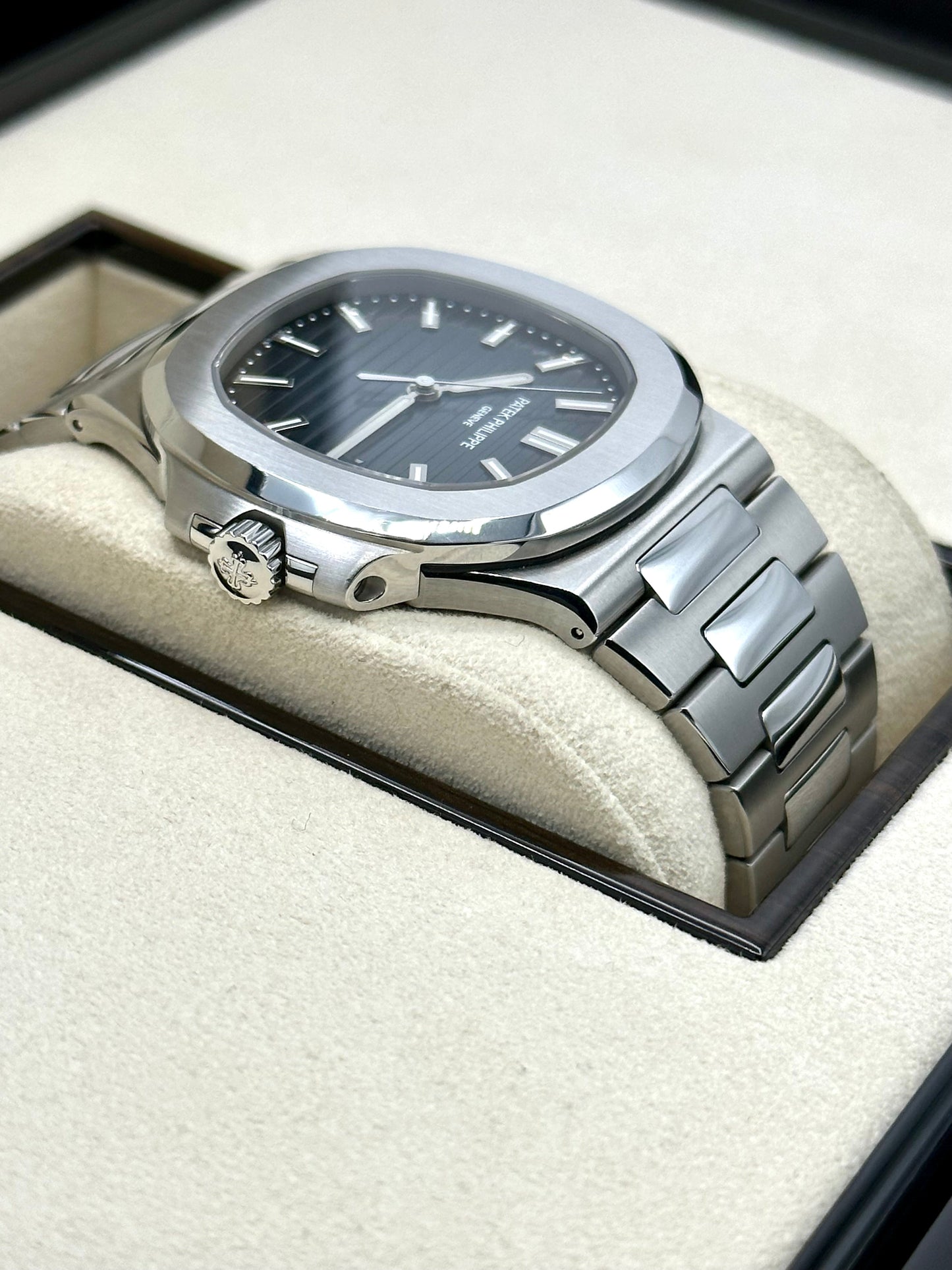 Patek Philippe 40mm 5711/1A Nautilus Stainless Steel Blue Dial - MyWatchLLC