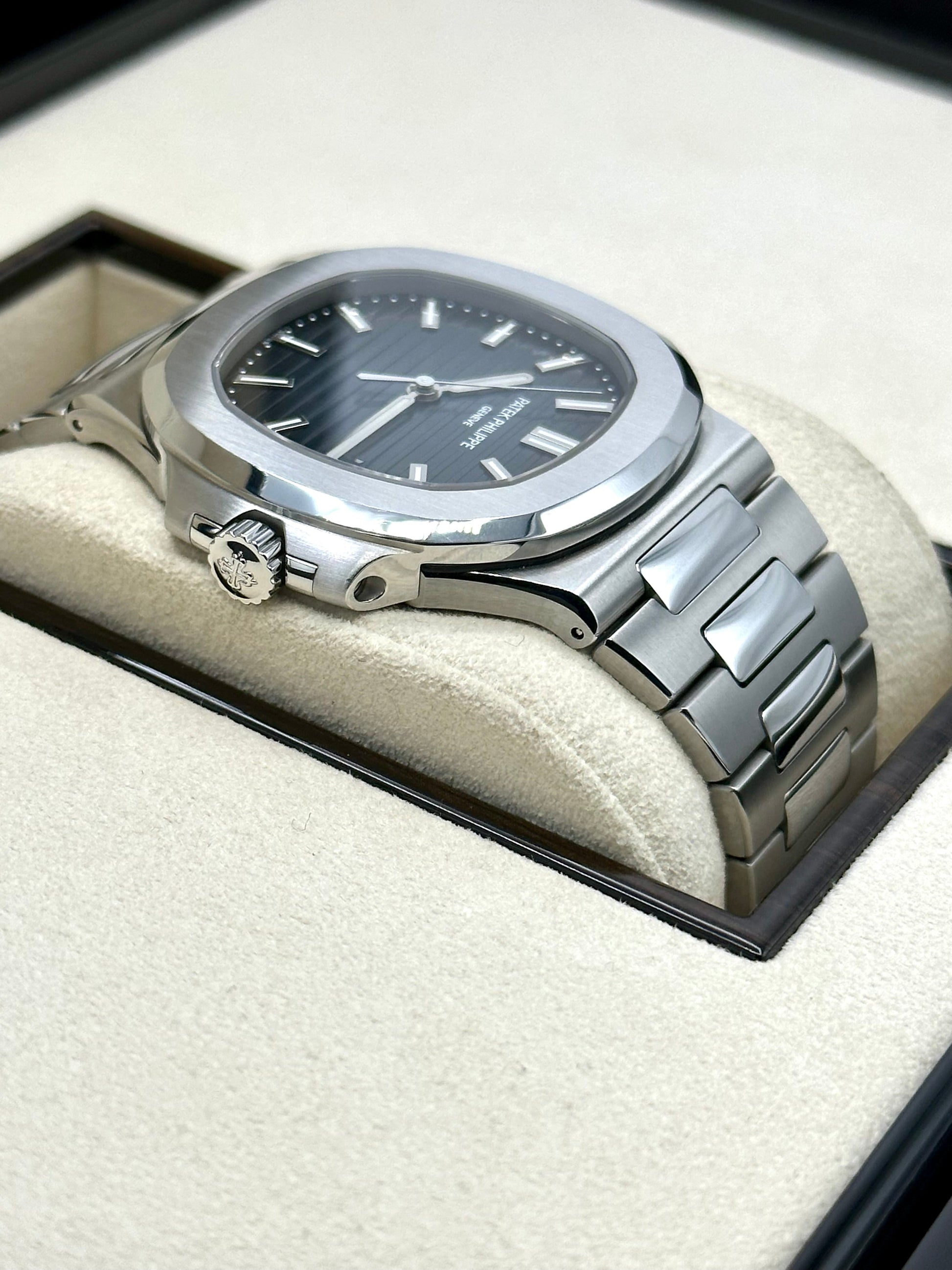 Patek Philippe 40mm 5711/1A Nautilus Stainless Steel Blue Dial - MyWatchLLC