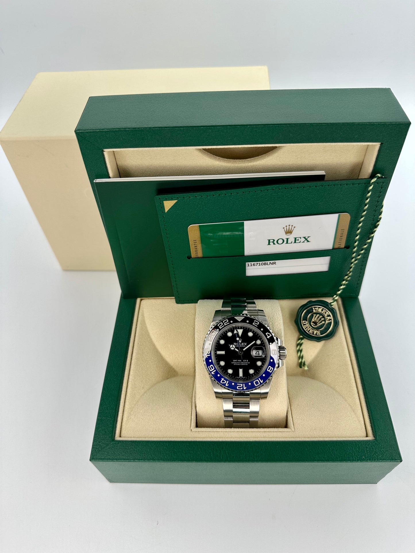 2018 Rolex GMT-Master II "Batman" 40mm 116710BLNR Black Dial - MyWatchLLC