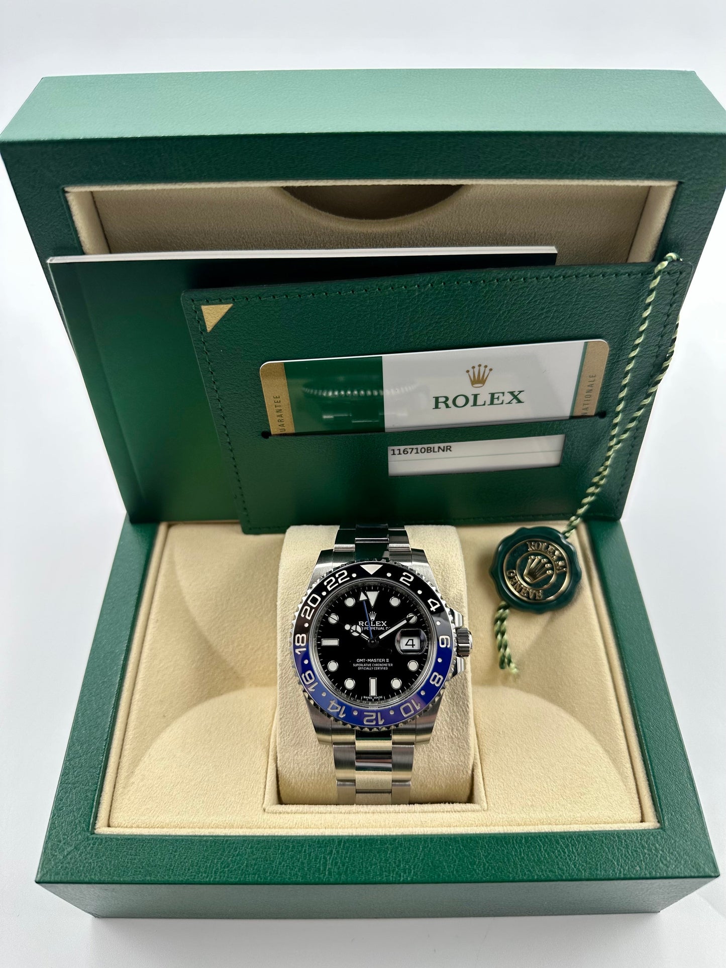 2018 Rolex GMT-Master II "Batman" 40mm 116710BLNR Black Dial - MyWatchLLC