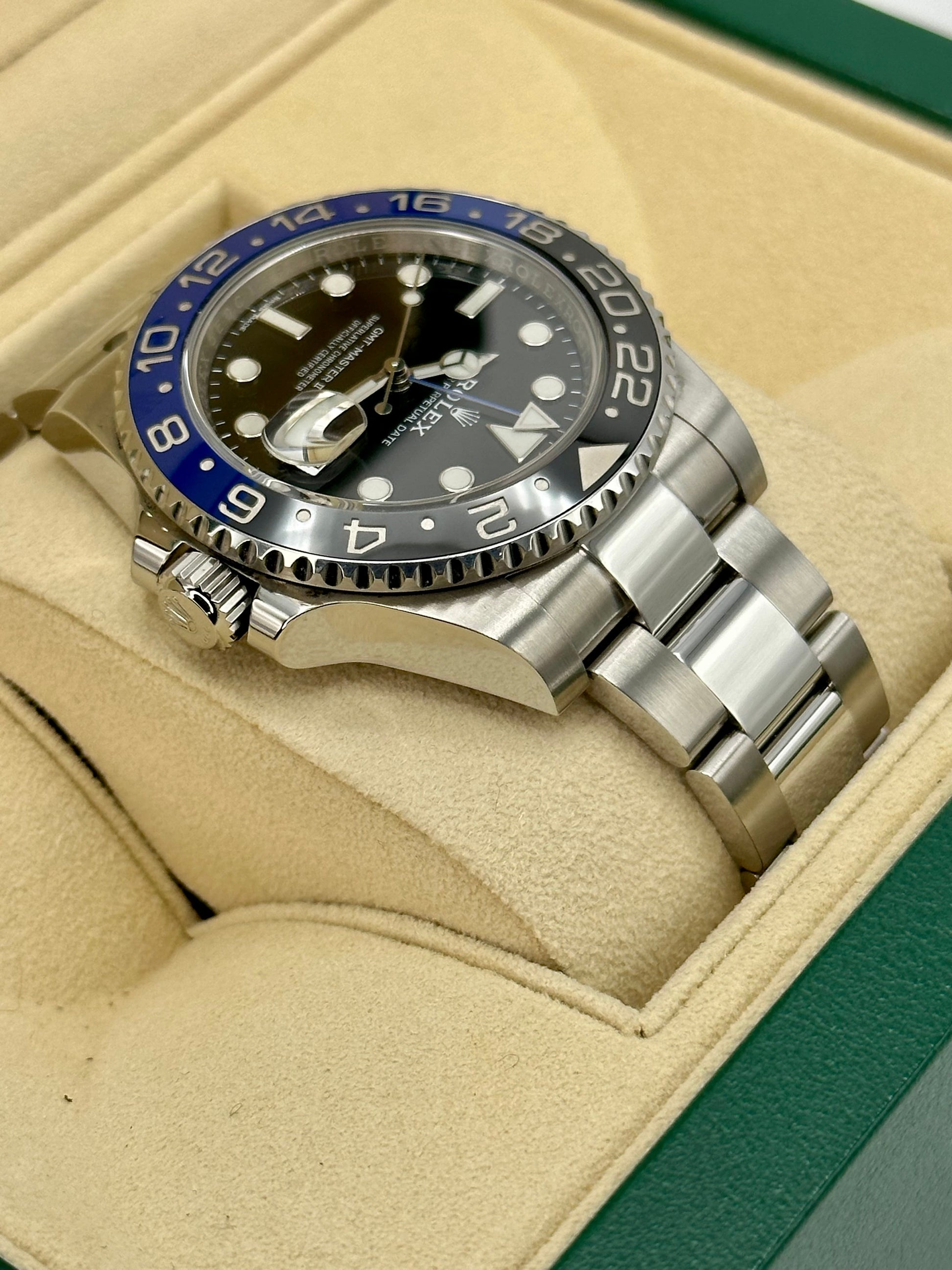 2018 Rolex GMT-Master II "Batman" 40mm 116710BLNR Black Dial - MyWatchLLC