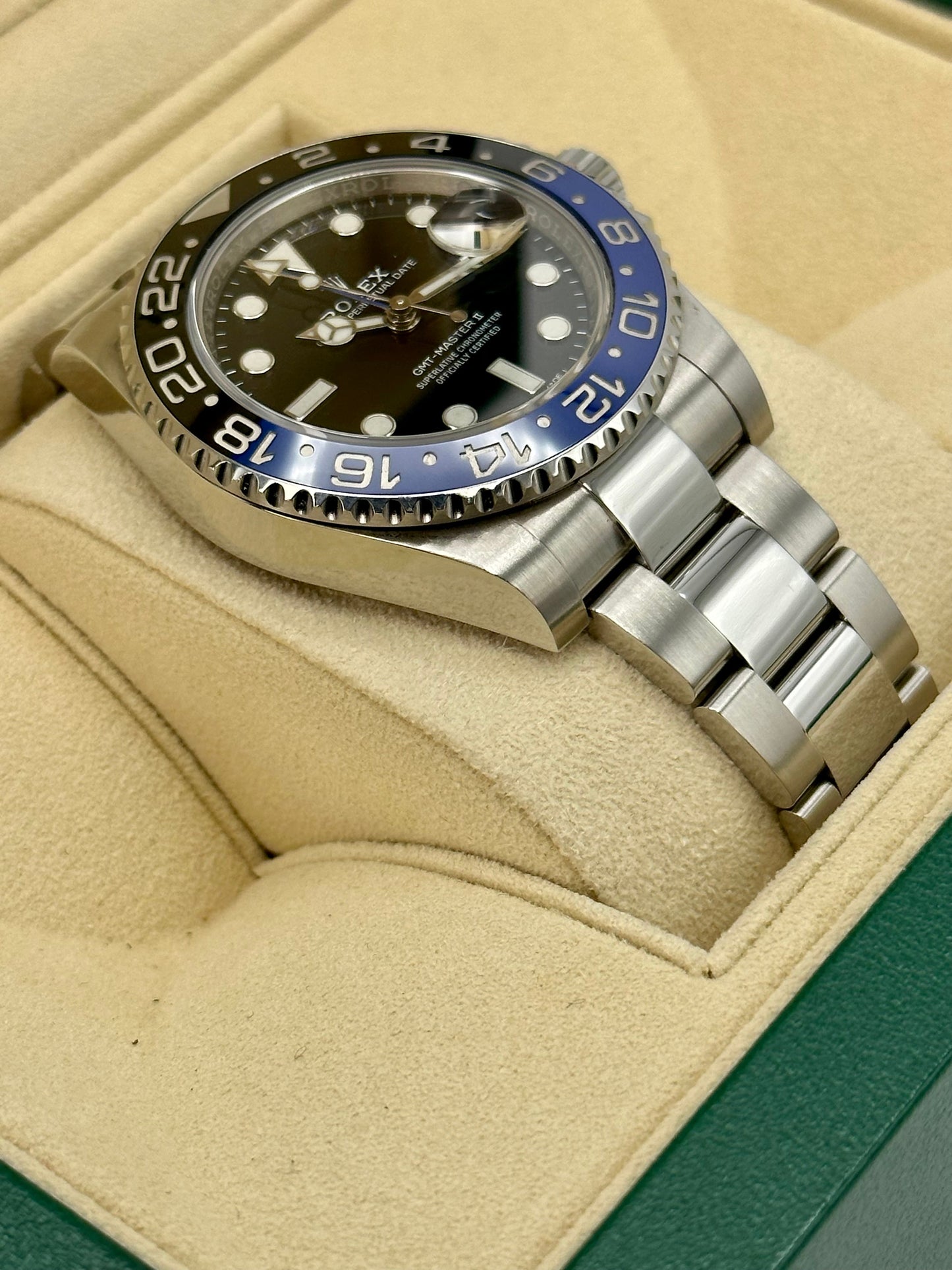 2018 Rolex GMT-Master II "Batman" 40mm 116710BLNR Black Dial - MyWatchLLC