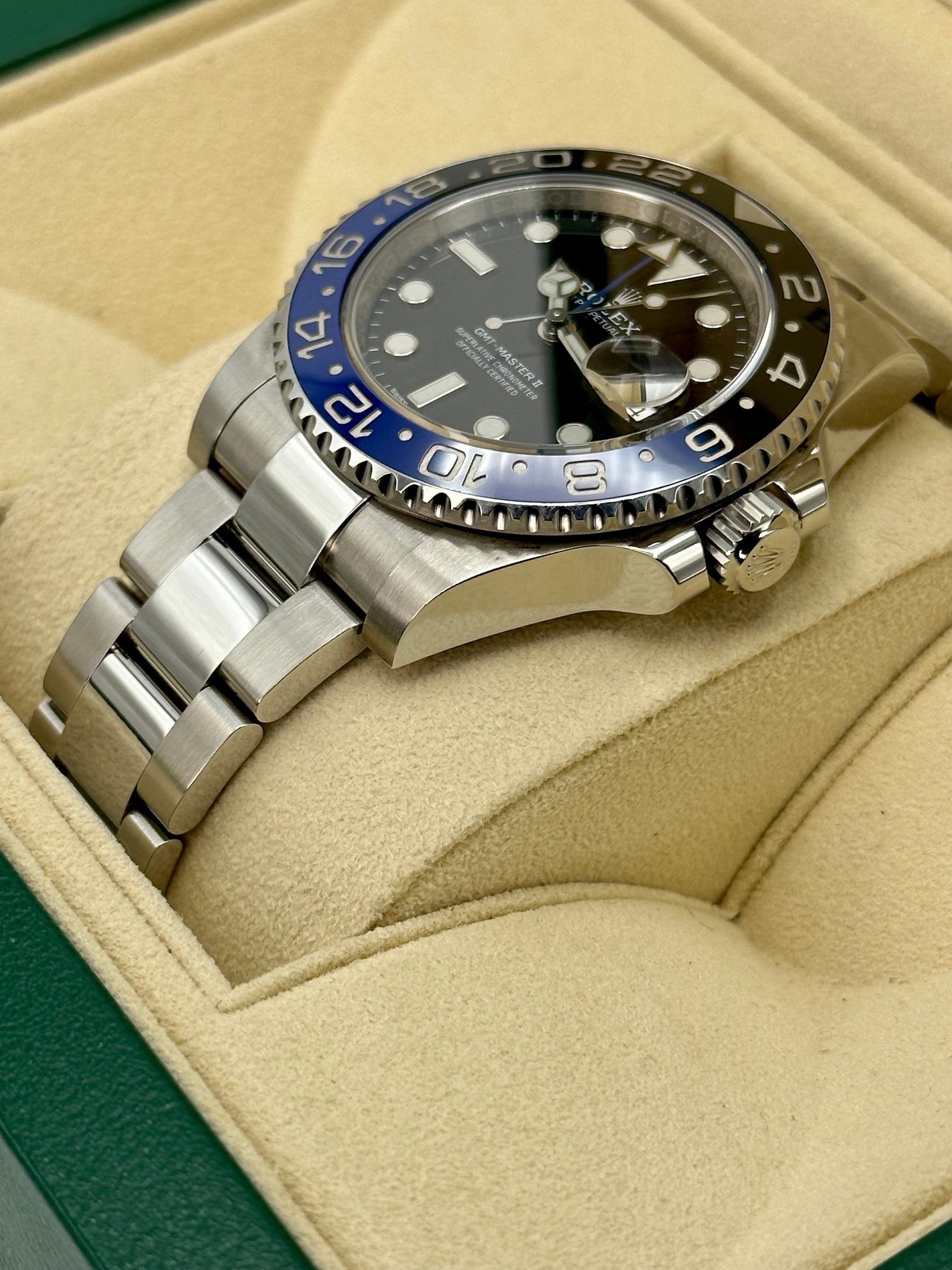 2018 Rolex GMT-Master II "Batman" 40mm 116710BLNR Black Dial - MyWatchLLC