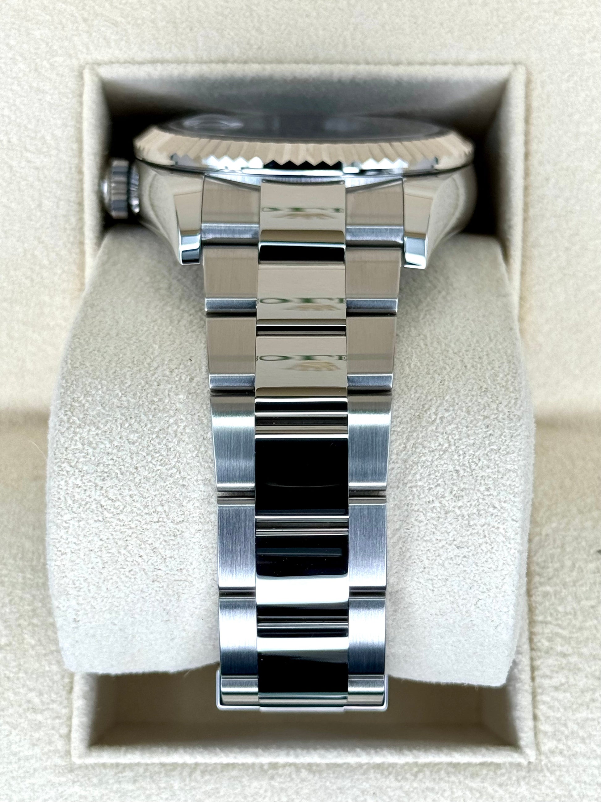 NEW 2024 Rolex Sky-Dweller 42mm 336934 Steel Oyster Black Dial - MyWatchLLC