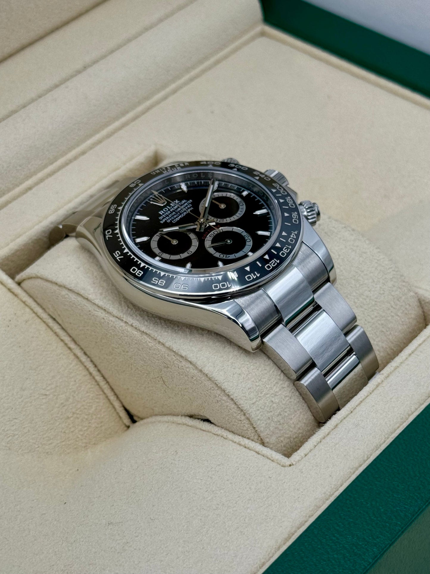 2024 Rolex Daytona 40mm 126500LN Stainless Steel Black Dial - MyWatchLLC