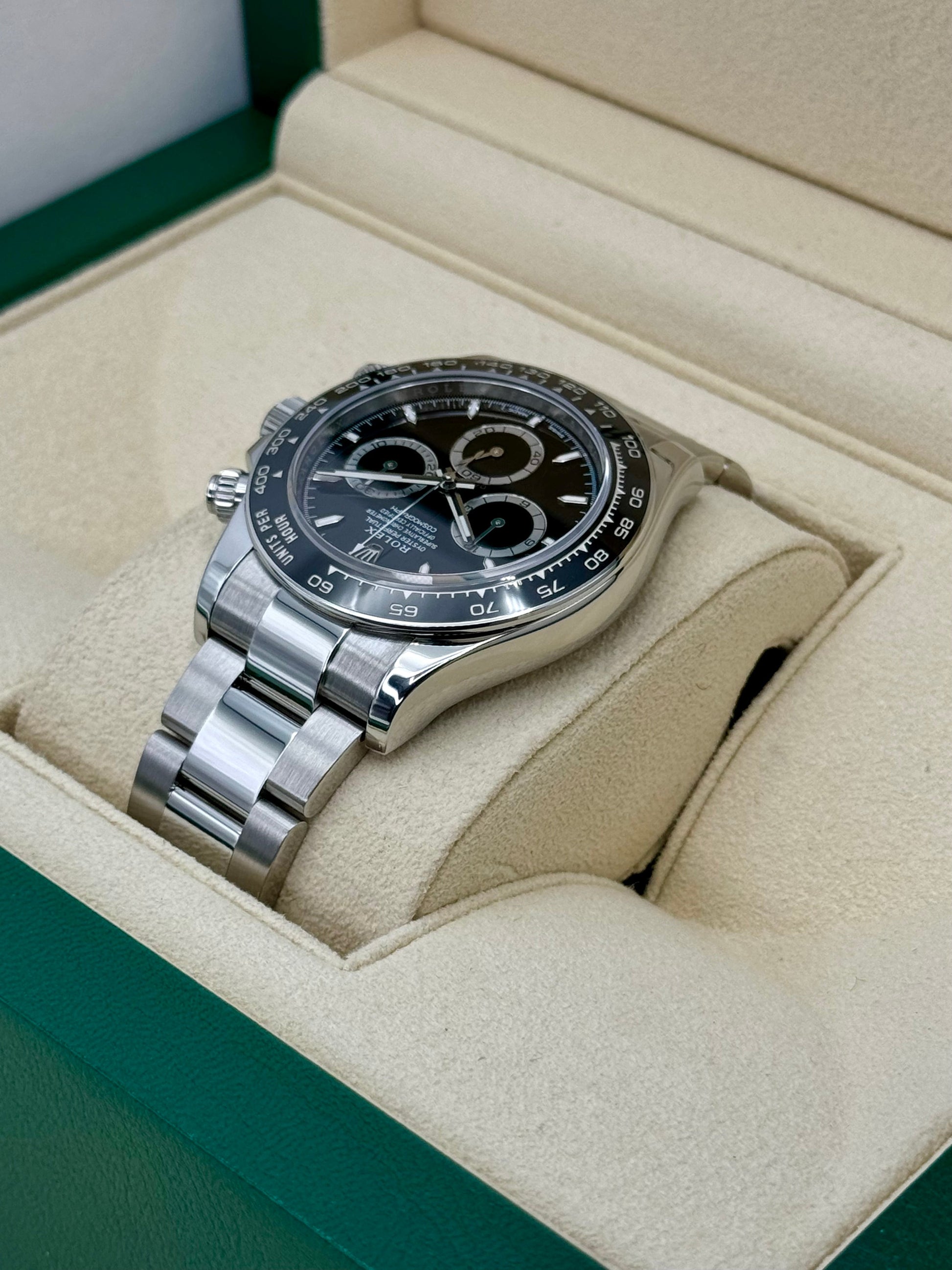 2024 Rolex Daytona 40mm 126500LN Stainless Steel Black Dial - MyWatchLLC