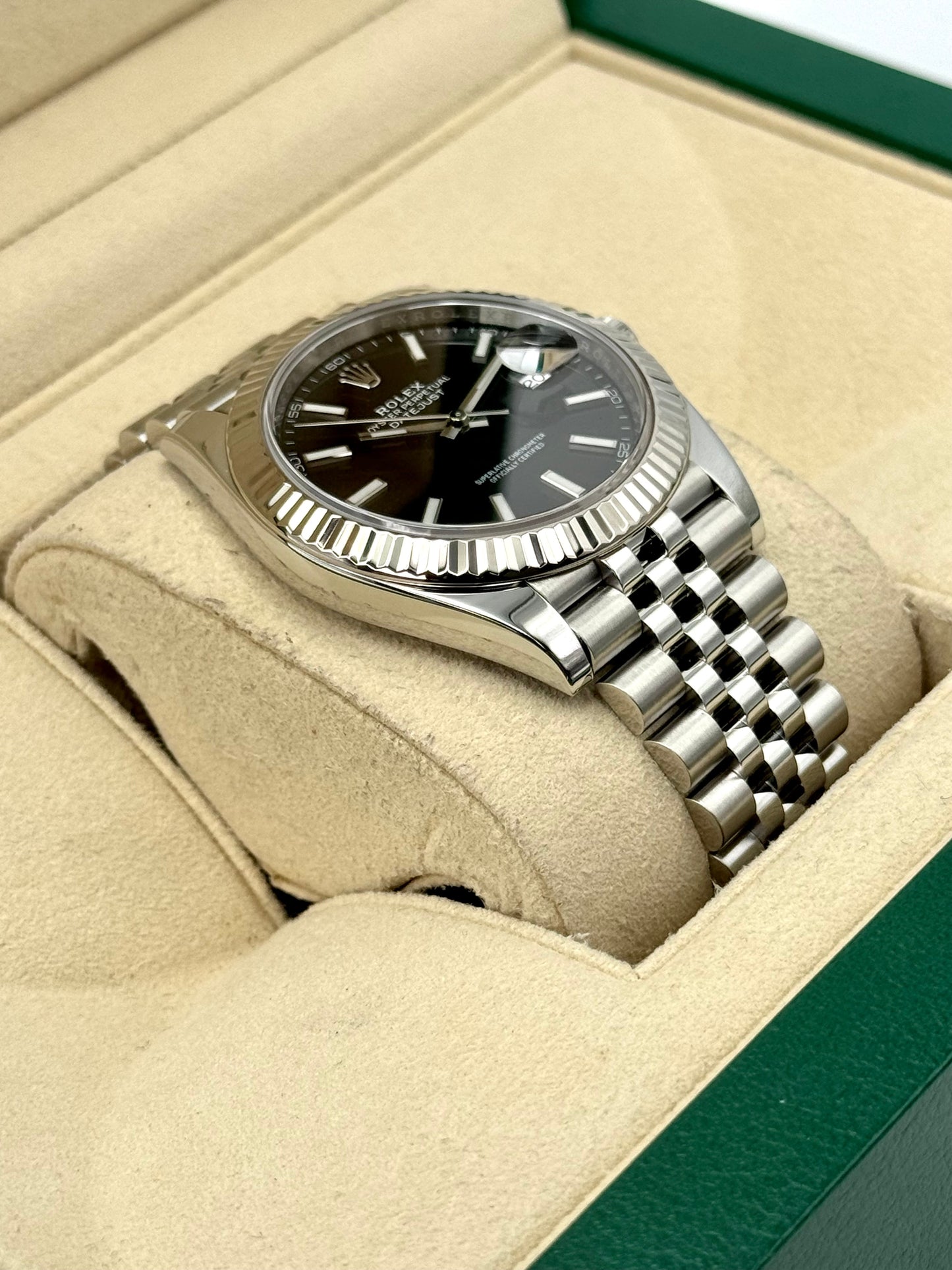 2019 Rolex Datejust 41mm 126334 Stainless Steel Jubilee Black Dial - MyWatchLLC