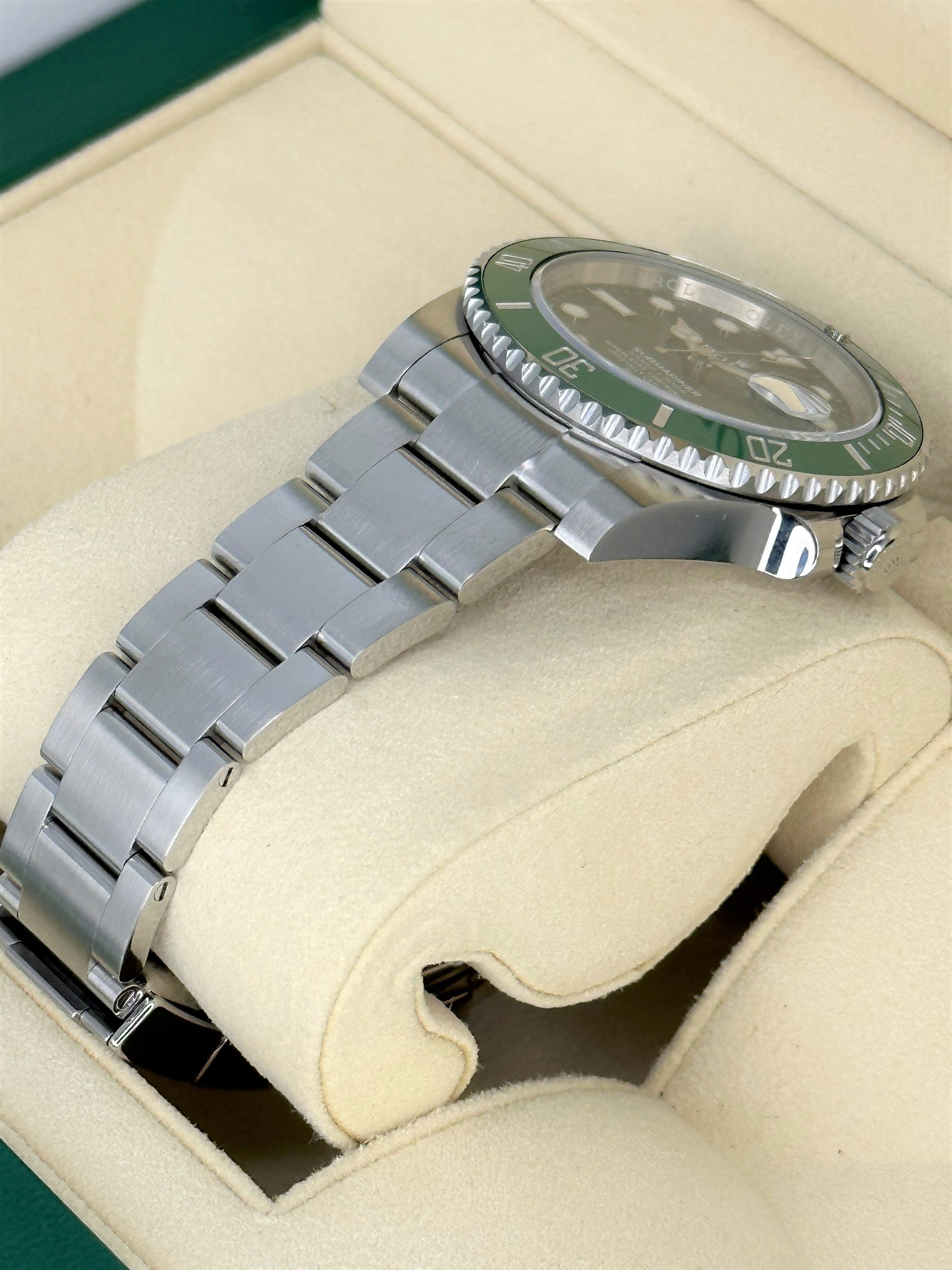 2018 Rolex Submariner "Hulk" 40mm 116610LV Stainless Steel Green Dial - MyWatchLLC